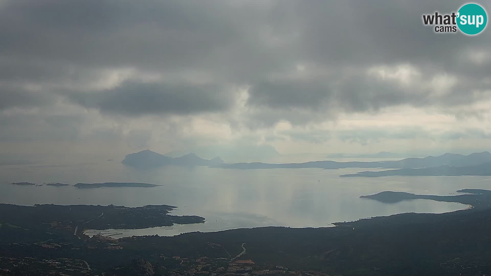 Monte Moro web kamera Costa Smeralda panoramski pogled na Sardiniju