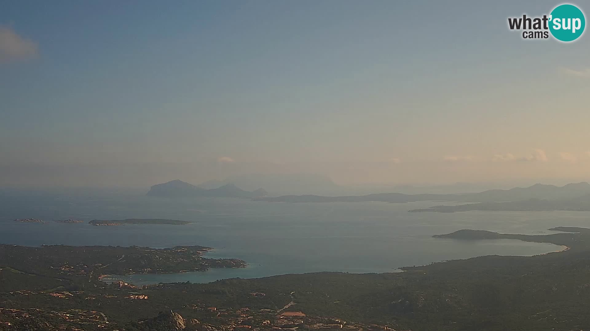 Monte Moro webcam Costa Smeralda panoramic view Sardinia