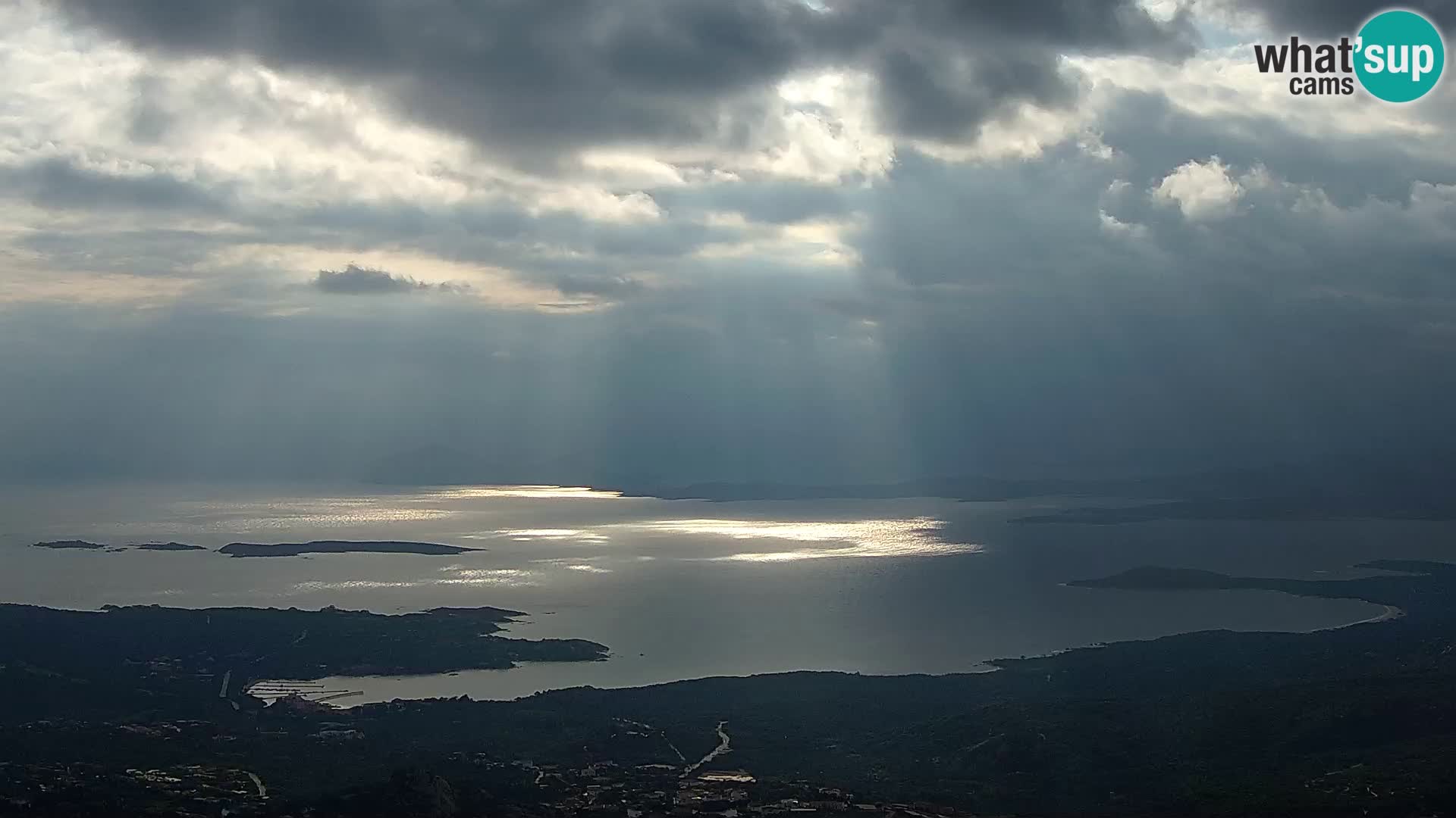 Monte Moro webcam Costa Smeralda vista panoramica Sardegna