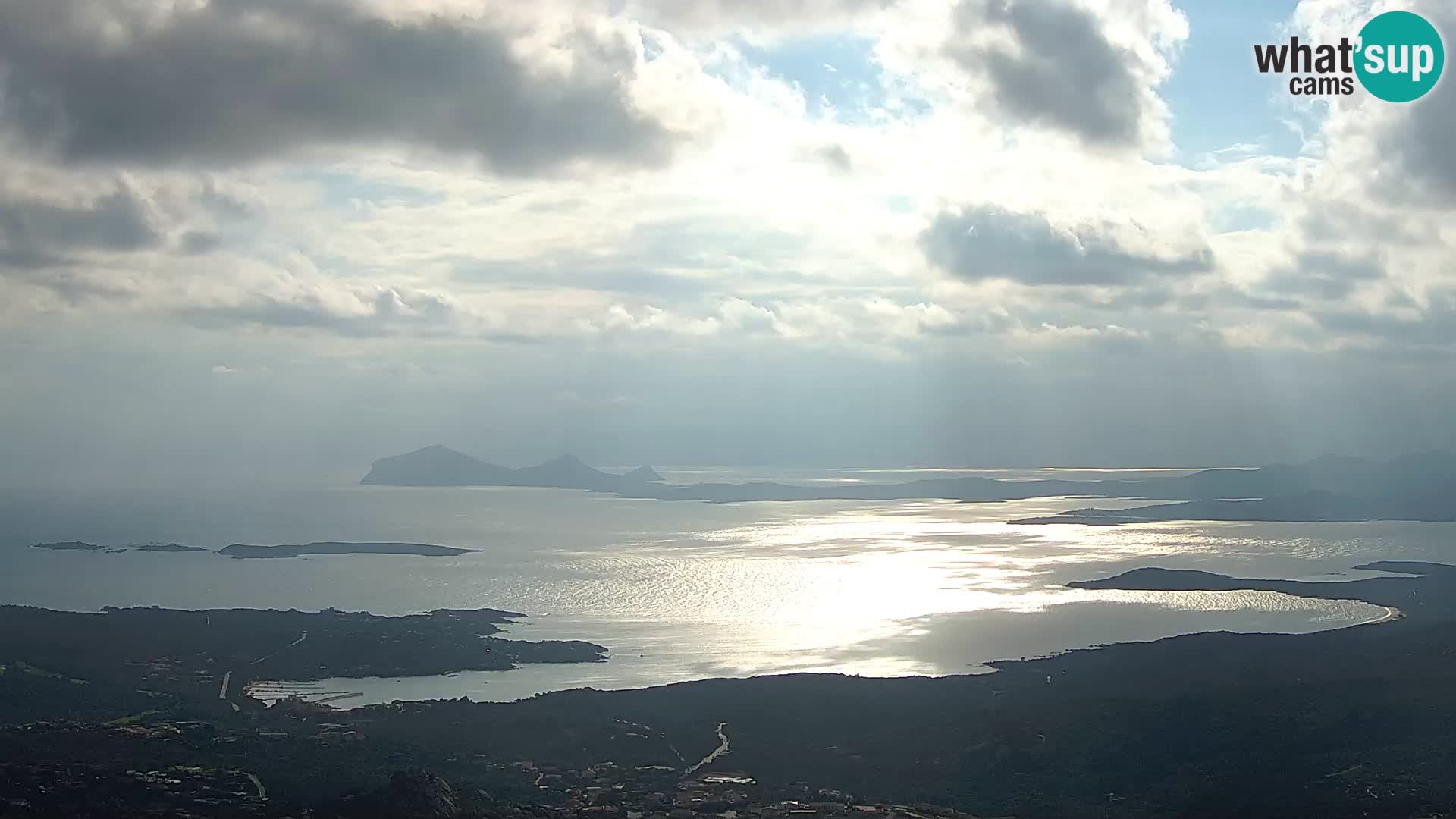 Monte Moro webcam Costa Smeralda vista panoramica Sardegna