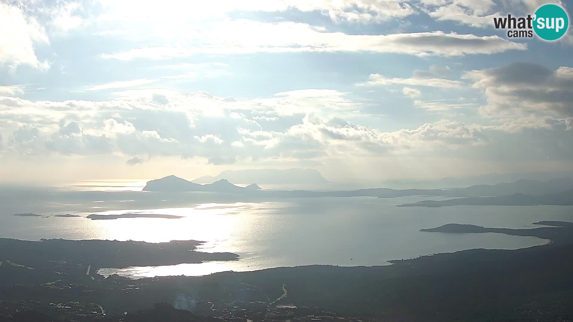 Monte Moro camera en vivo Costa Smeralda vista panorámica Cerdeña