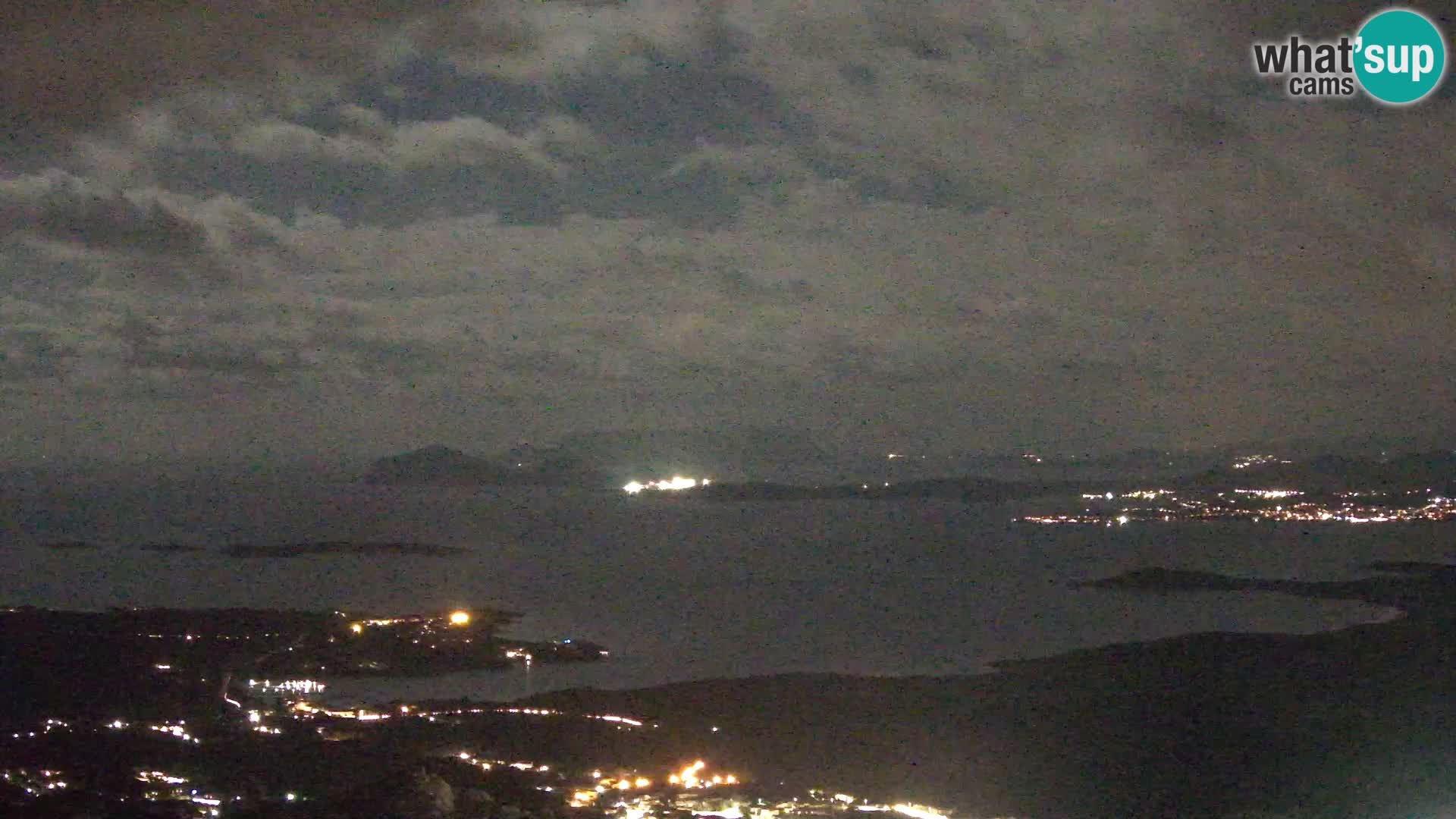 Monte Moro camera en vivo Costa Smeralda vista panorámica Cerdeña