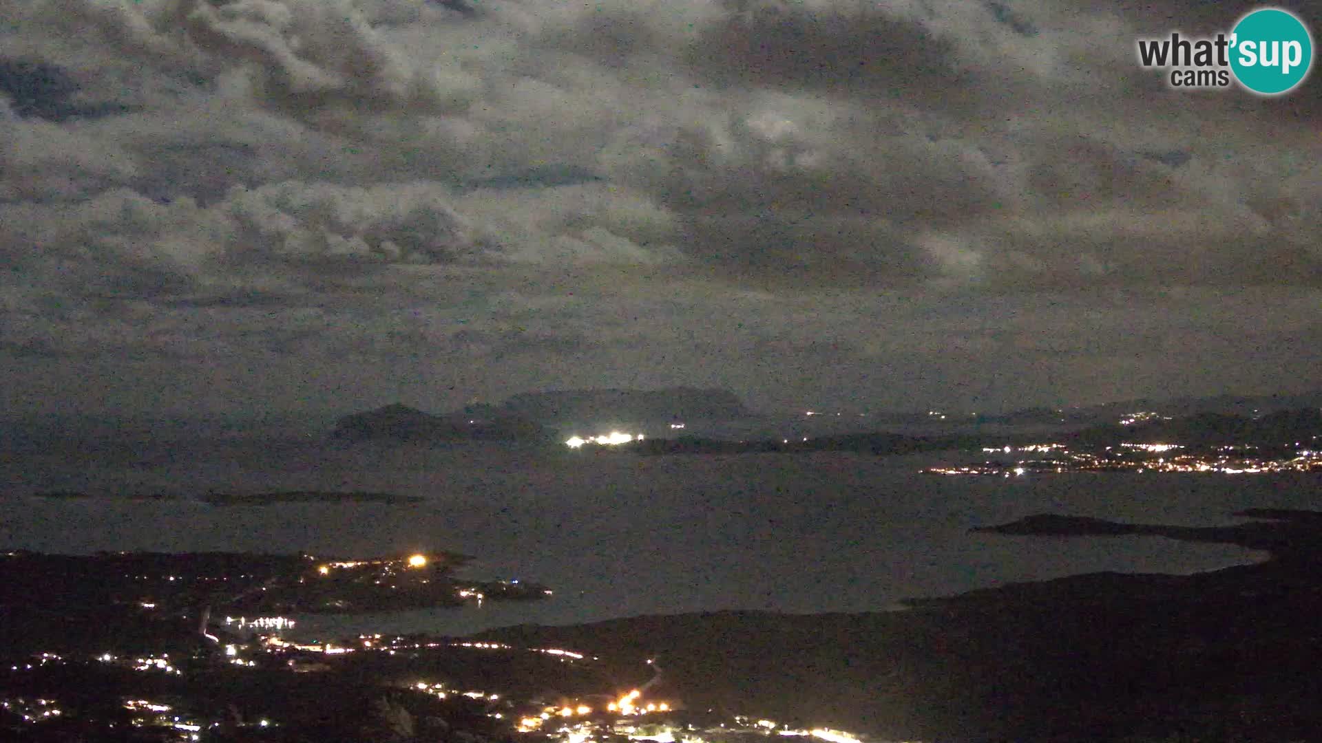 Monte Moro spletna kamera Costa Smeralda panoramski pogled na Sardinijo