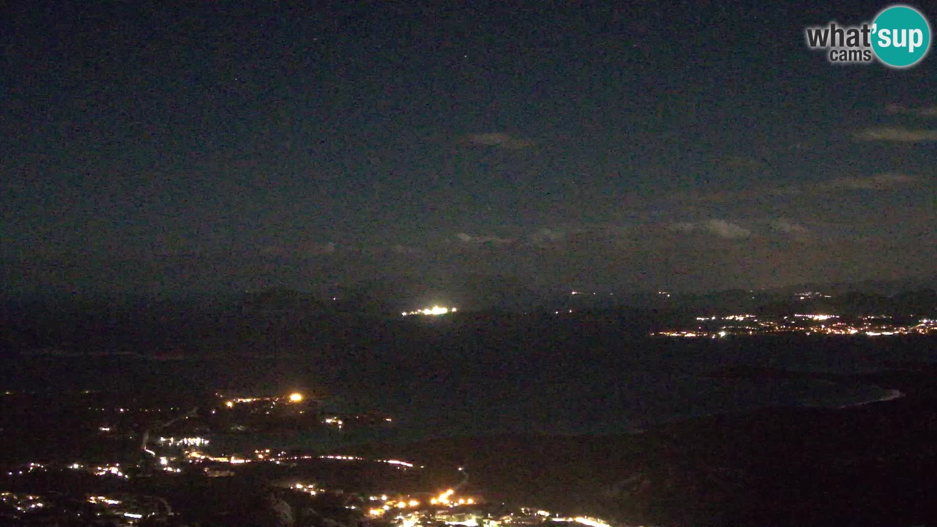 Monte Moro camera en vivo Costa Smeralda vista panorámica Cerdeña