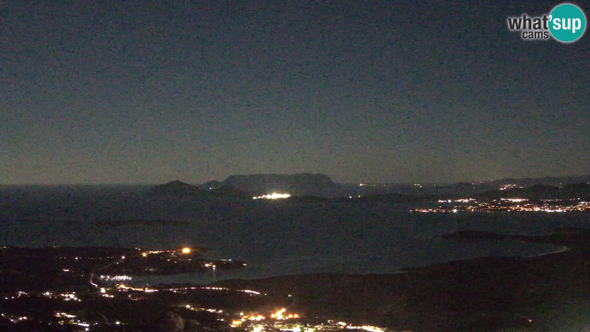 Monte Moro camera en vivo Costa Smeralda vista panorámica Cerdeña