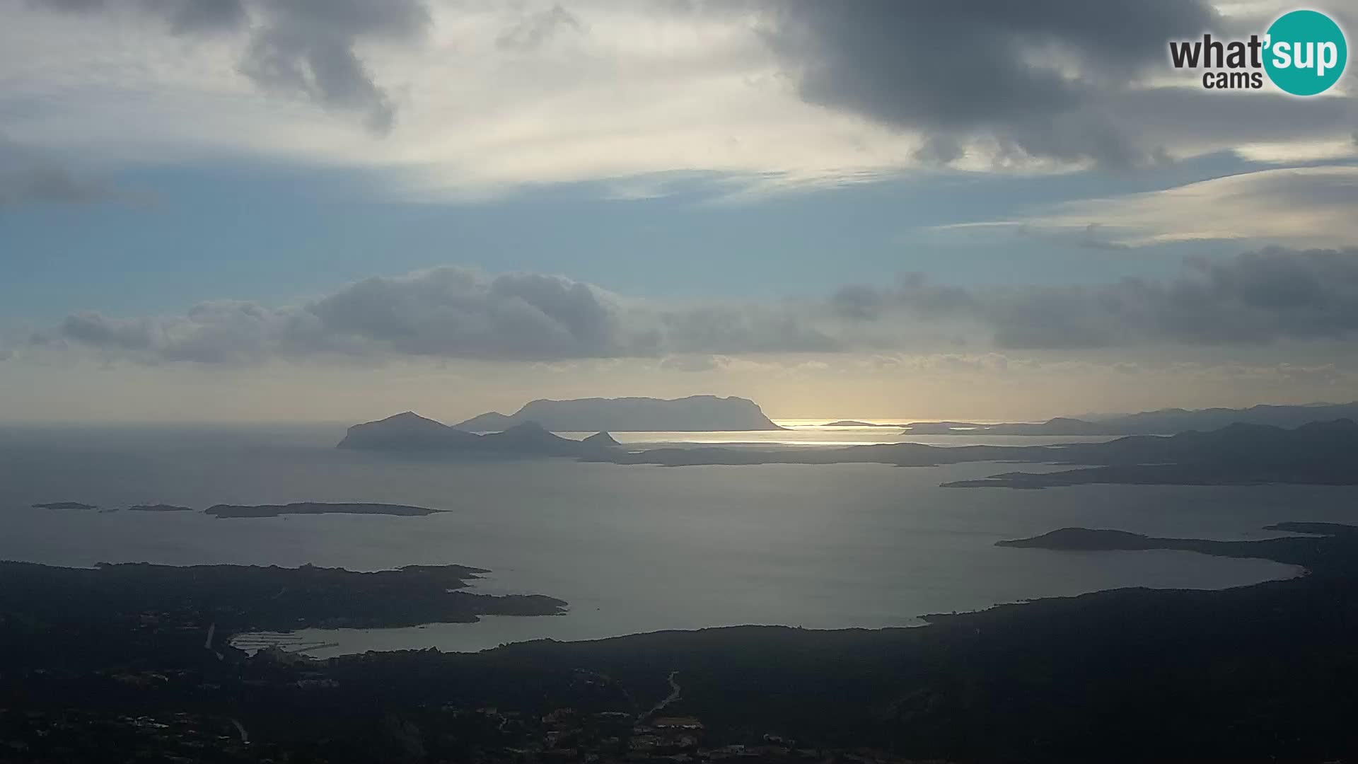 Monte Moro webcam Costa Smeralda panoramic view Sardinia