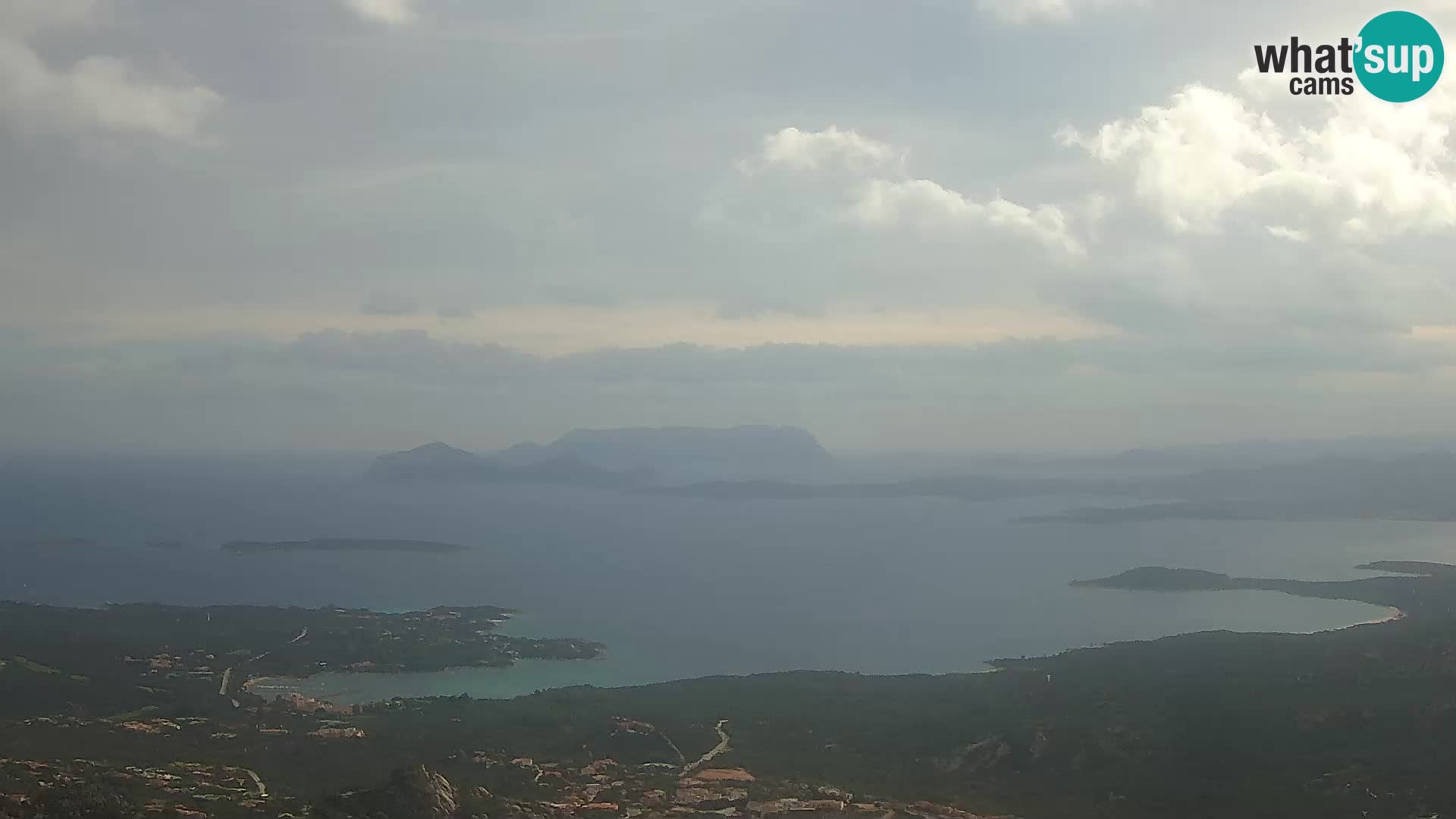 Monte Moro webcam Costa Smeralda panoramic view Sardinia