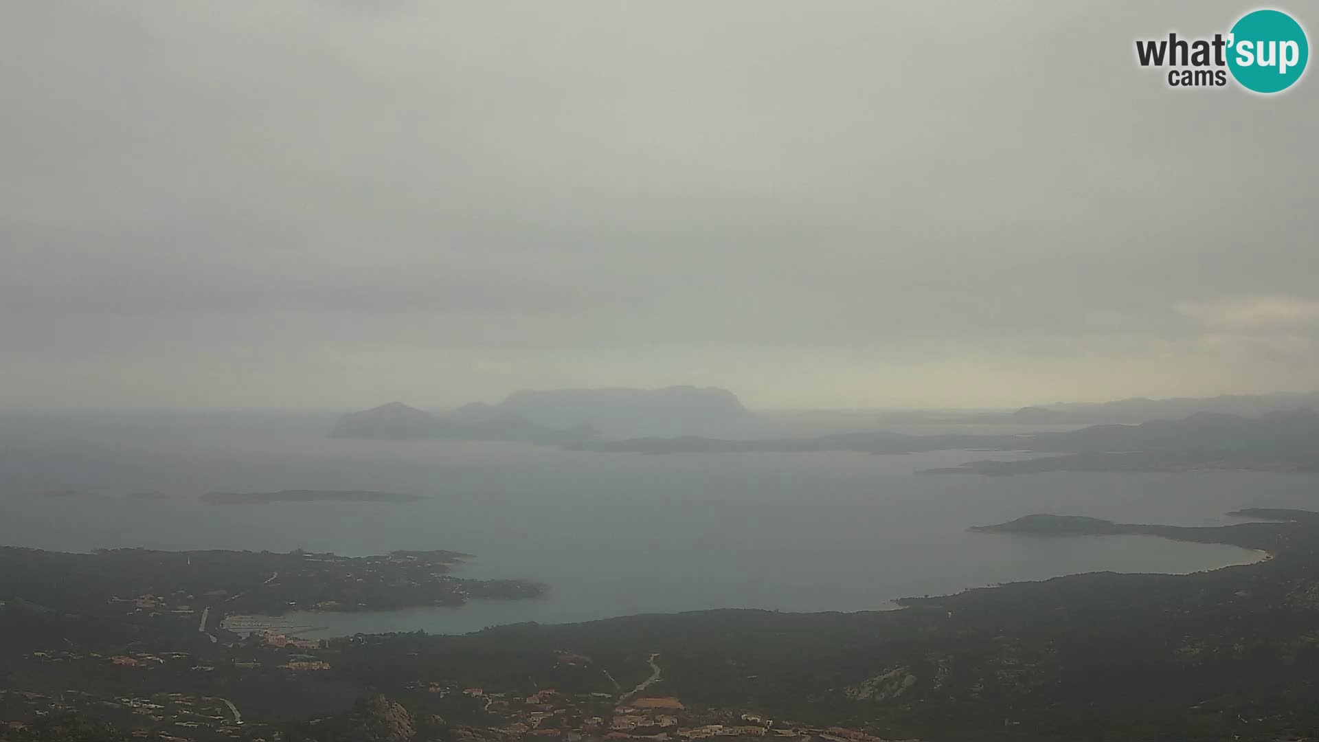 Monte Moro web kamera Costa Smeralda panoramski pogled na Sardiniju