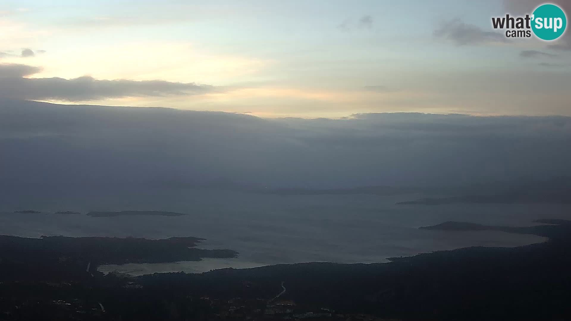 Monte Moro camera en vivo Costa Smeralda vista panorámica Cerdeña