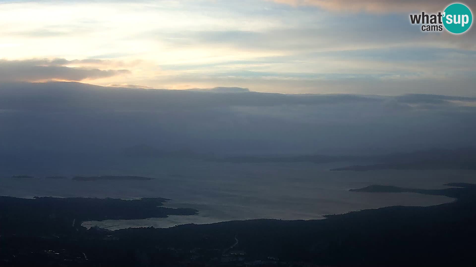 Monte Moro camera en vivo Costa Smeralda vista panorámica Cerdeña