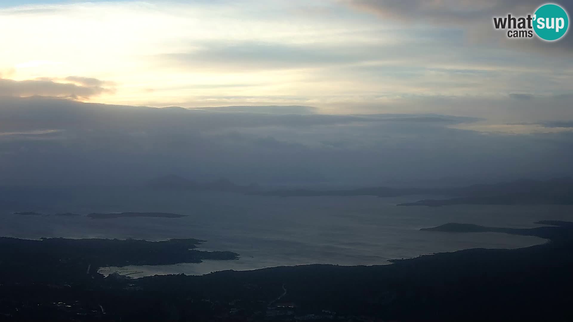 Monte Moro camera en vivo Costa Smeralda vista panorámica Cerdeña