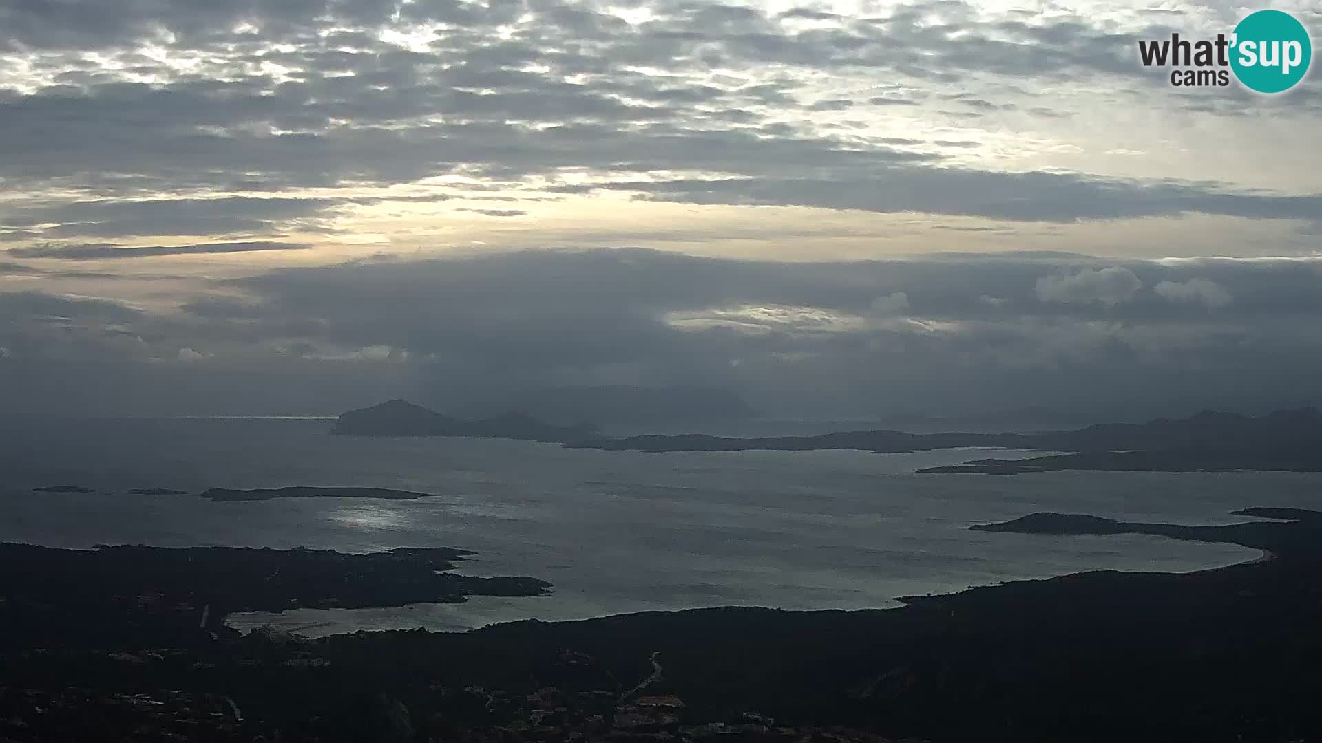 Monte Moro camera en vivo Costa Smeralda vista panorámica Cerdeña