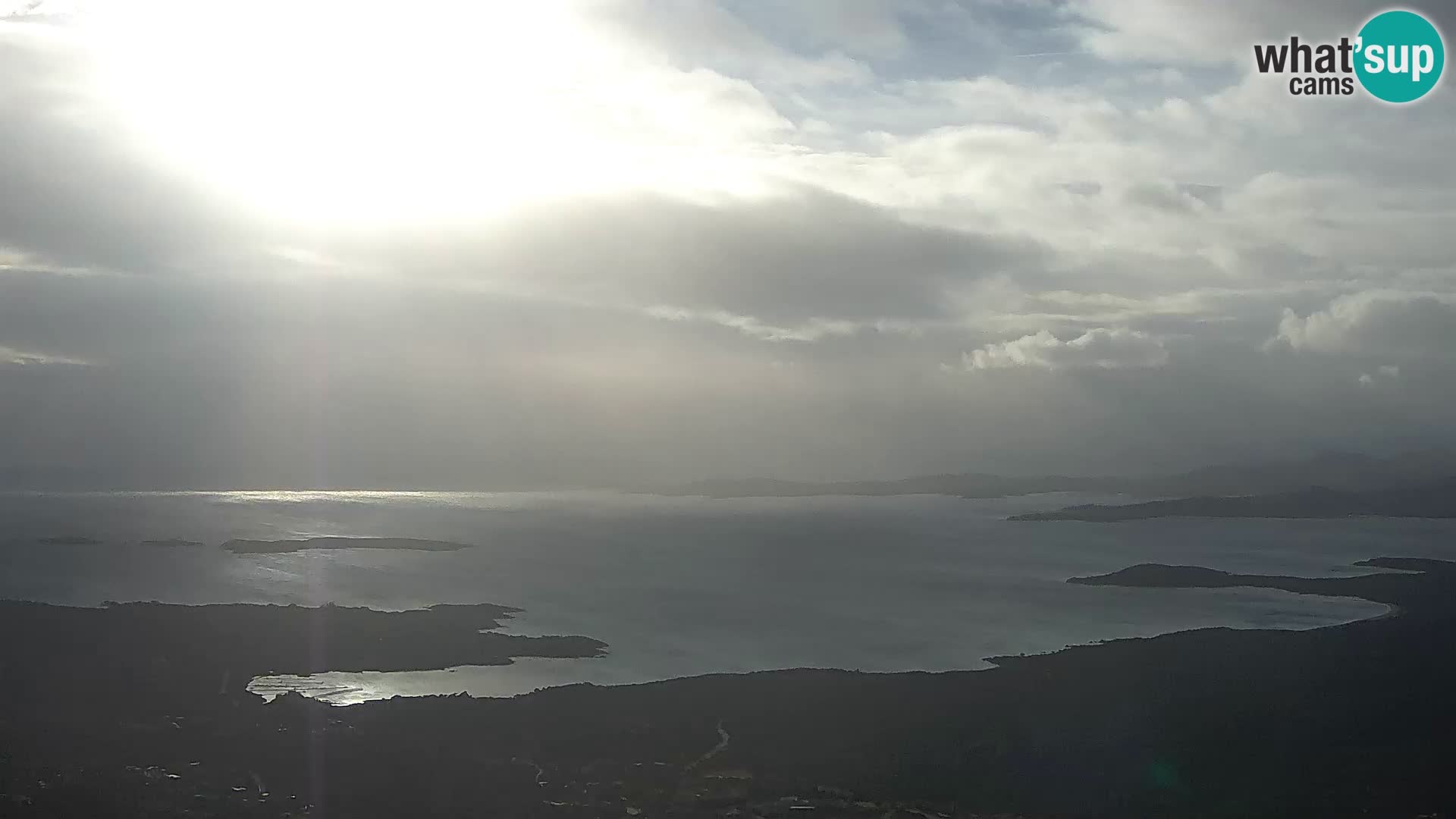 Monte Moro camera en vivo Costa Smeralda vista panorámica Cerdeña