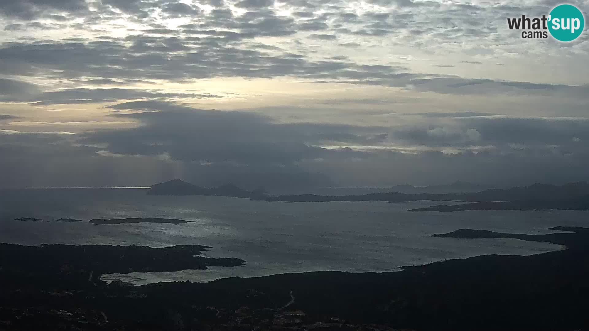 Monte Moro web kamera Costa Smeralda panoramski pogled na Sardiniju