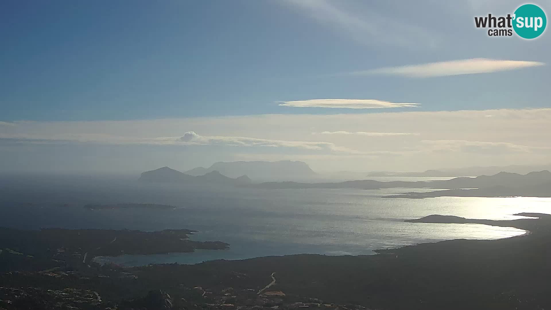 Monte Moro webcam Costa Smeralda vista panoramica Sardegna