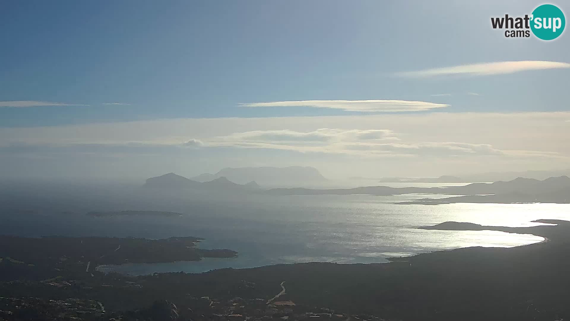 Monte Moro live cam Costa Smeralda Panoramablick Sardinien