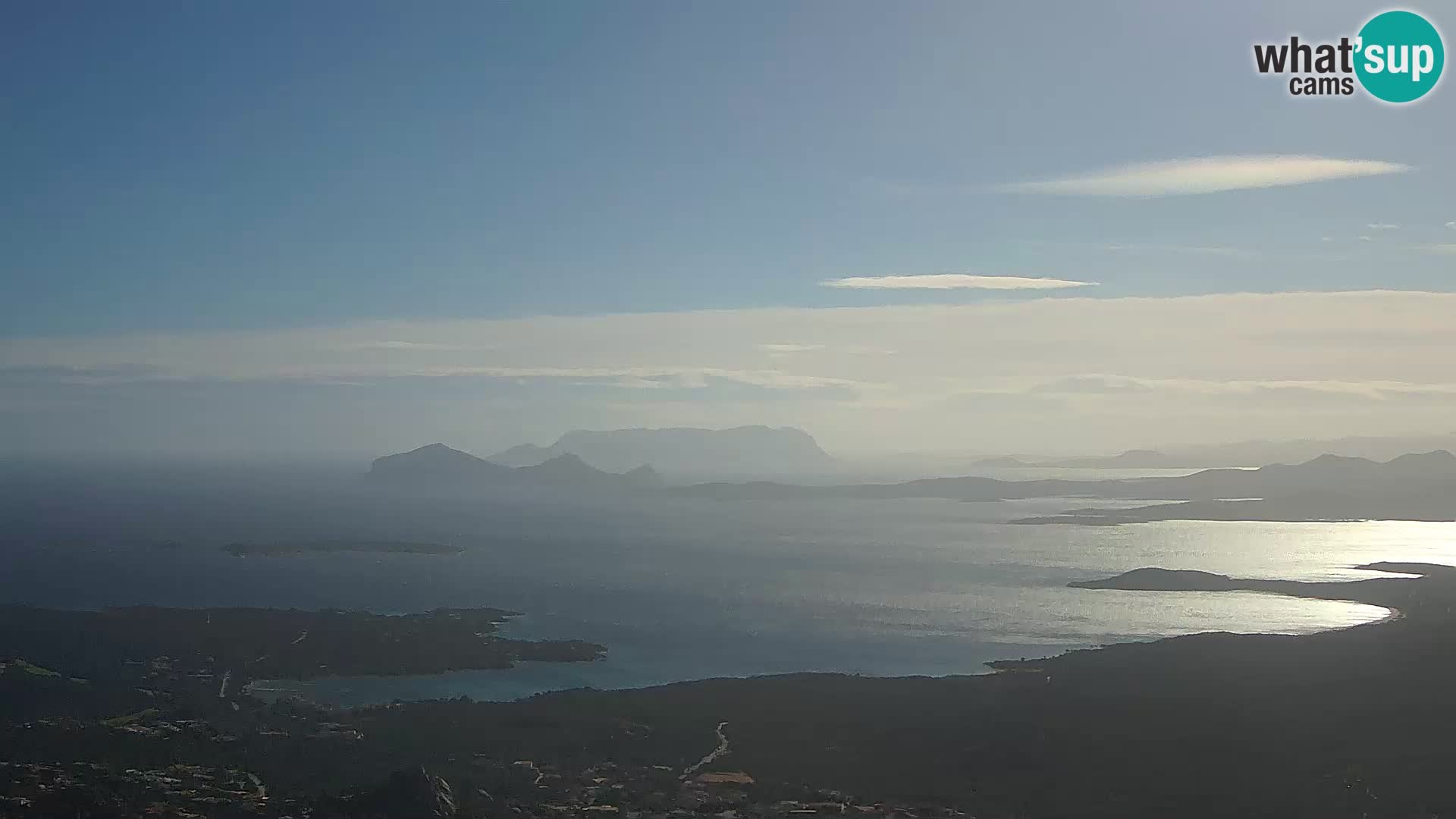 Monte Moro live cam Costa Smeralda Panoramablick Sardinien