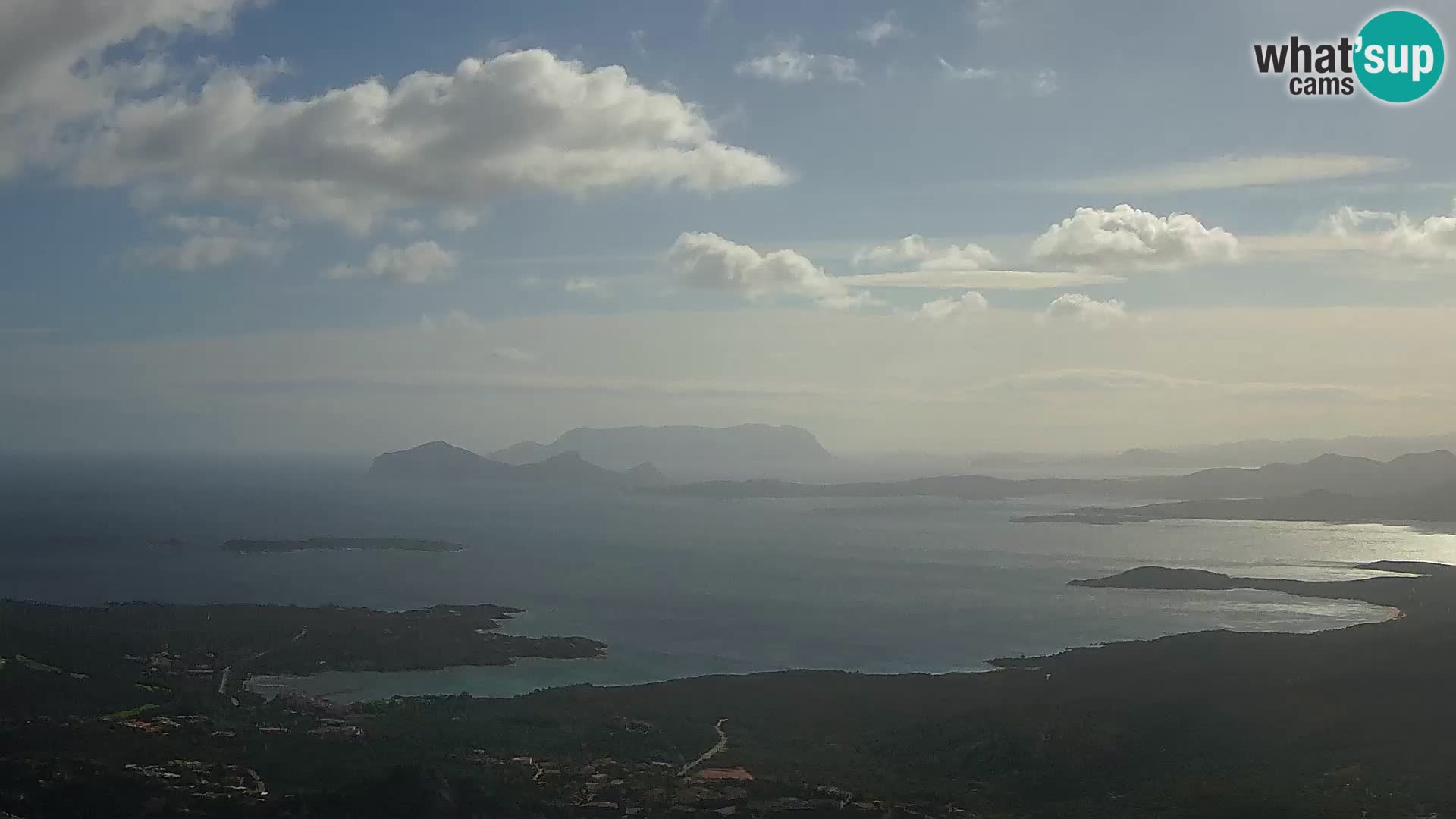 Monte Moro web kamera Costa Smeralda panoramski pogled na Sardiniju