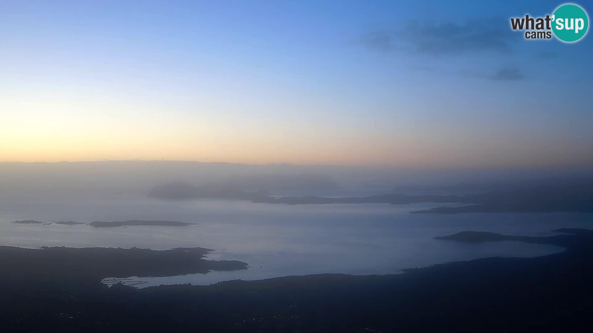 Monte Moro web kamera Costa Smeralda panoramski pogled na Sardiniju