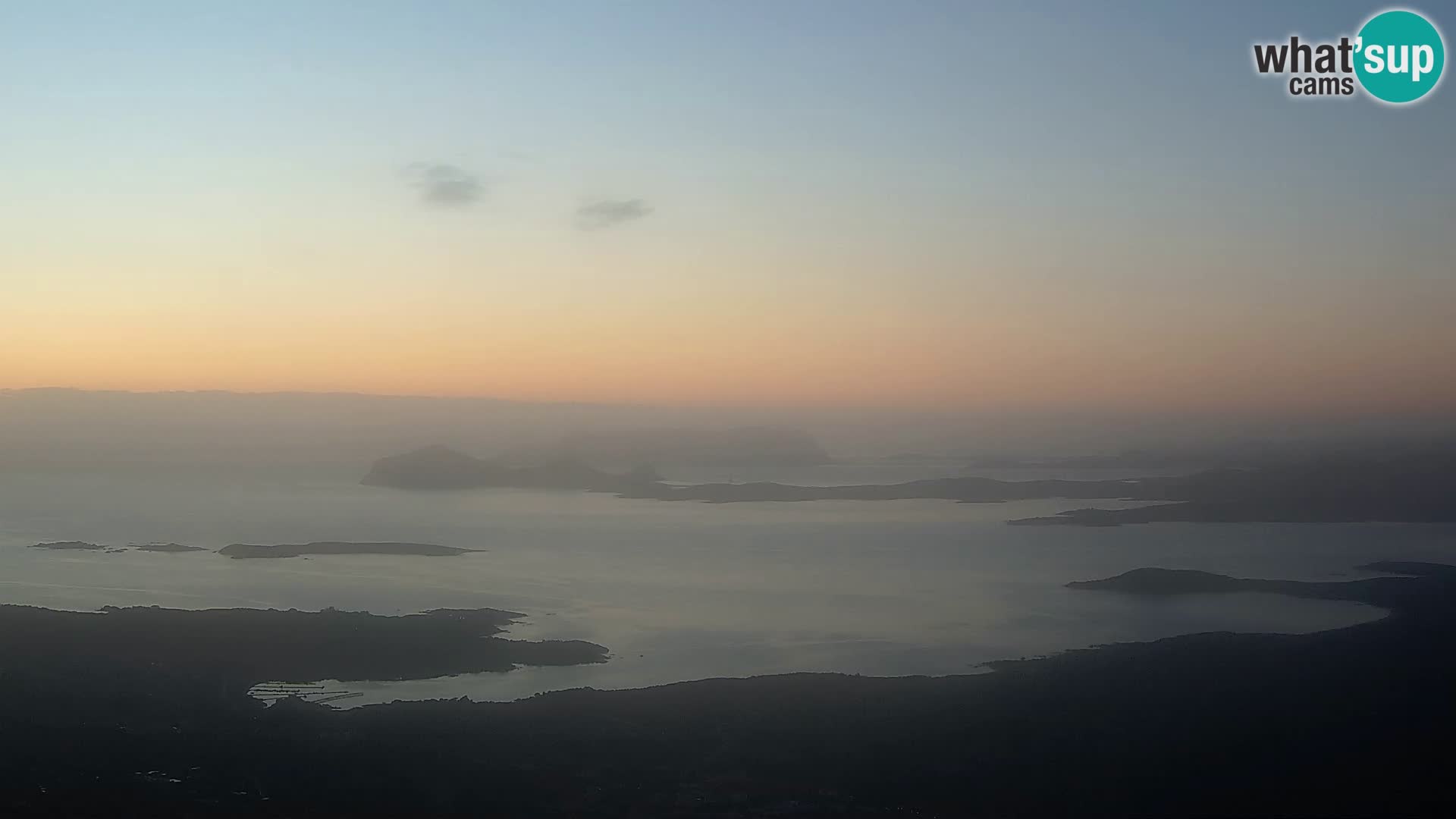 Monte Moro web kamera Costa Smeralda panoramski pogled na Sardiniju