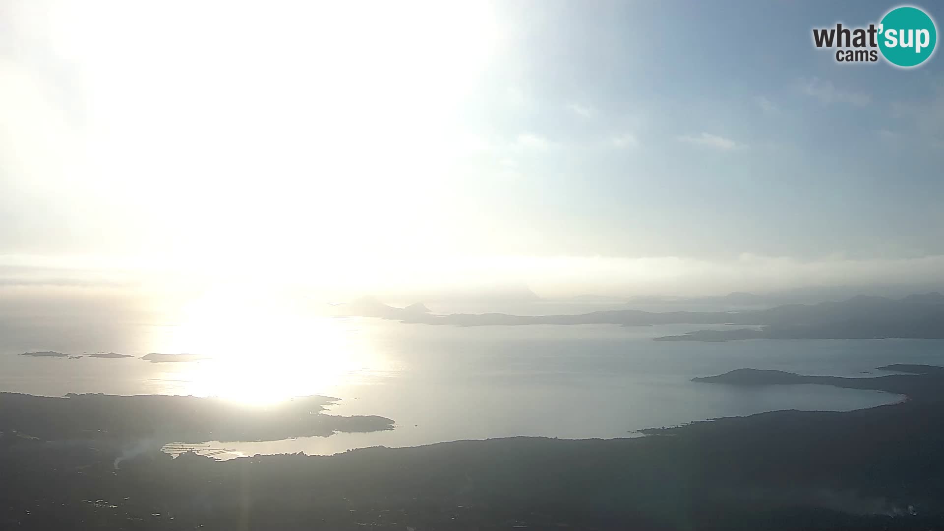 Monte Moro web kamera Costa Smeralda panoramski pogled na Sardiniju