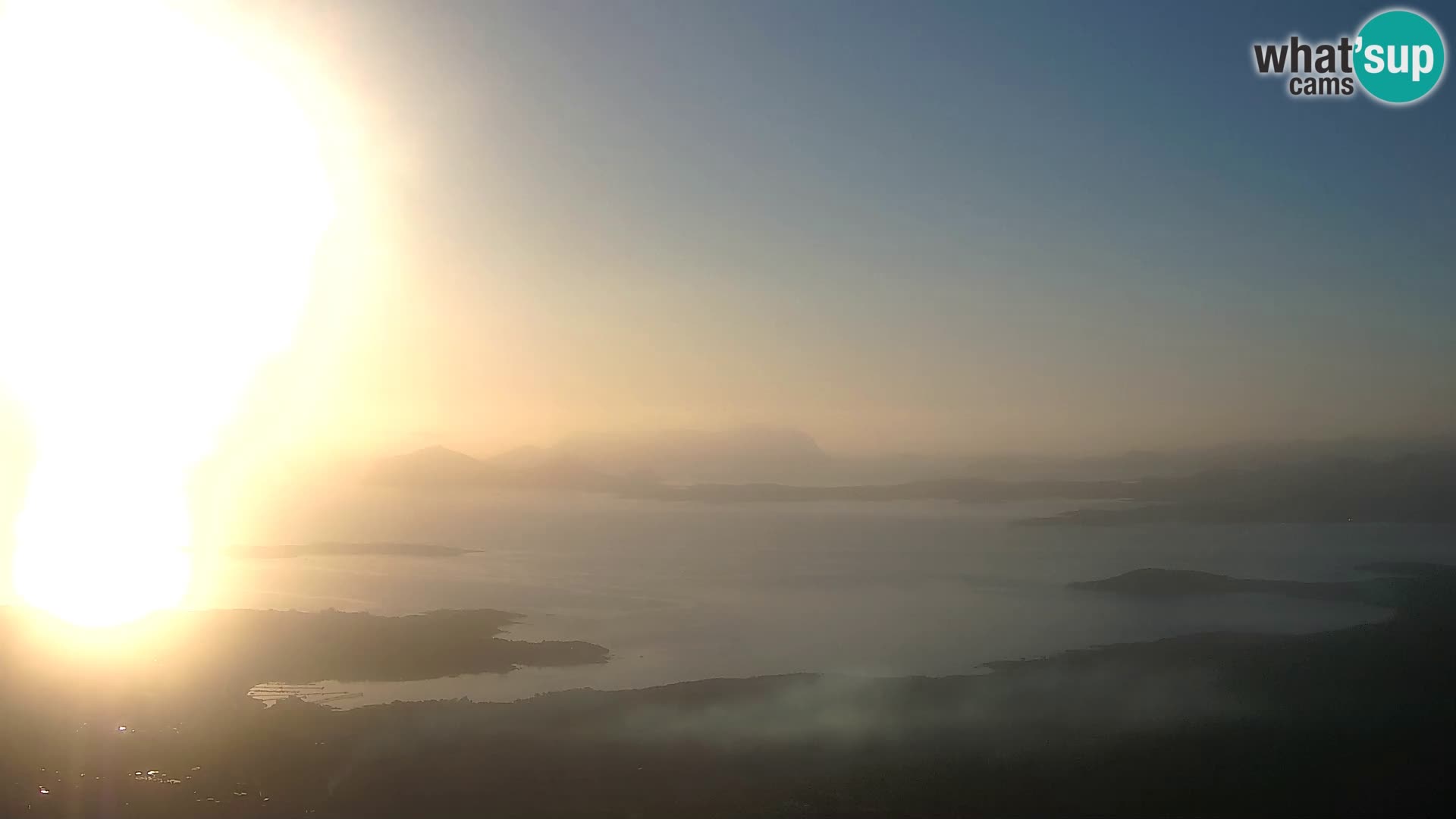 Monte Moro web kamera Costa Smeralda panoramski pogled na Sardiniju