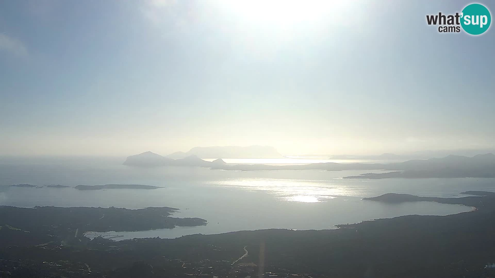 Monte Moro web kamera Costa Smeralda panoramski pogled na Sardiniju