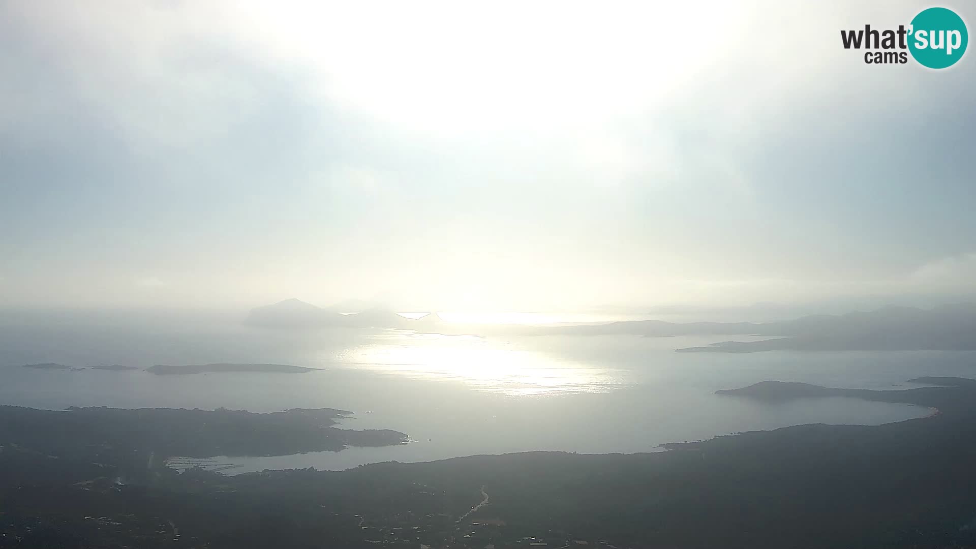 Monte Moro web kamera Costa Smeralda panoramski pogled na Sardiniju