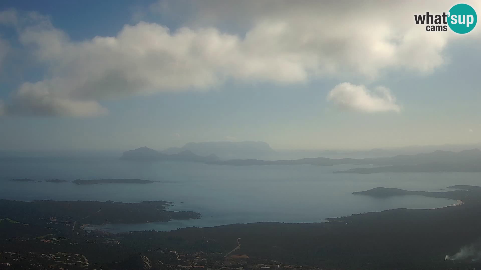 Monte Moro webcam Costa Smeralda vista panoramica Sardegna