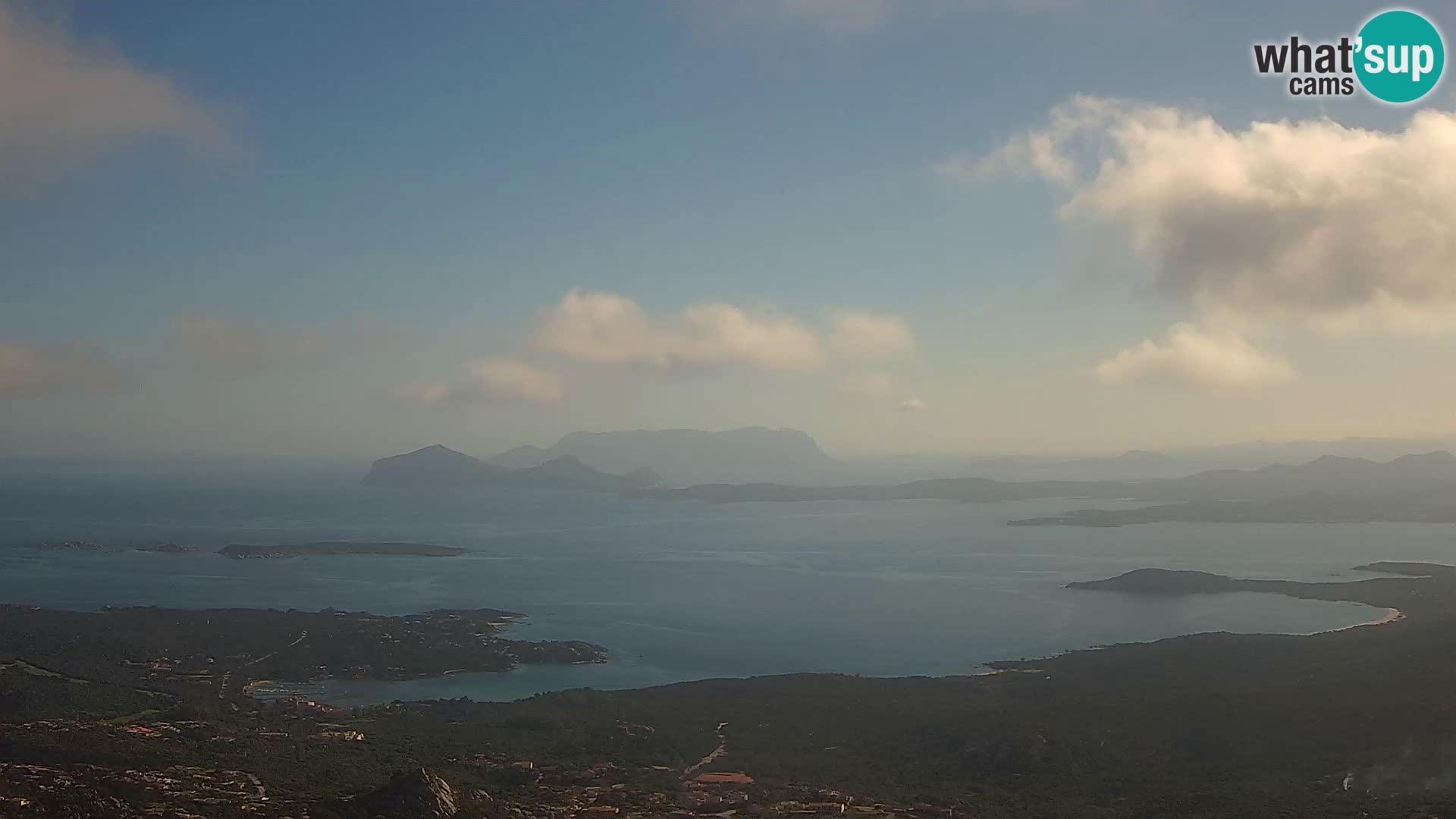 Monte Moro live cam Costa Smeralda Panoramablick Sardinien