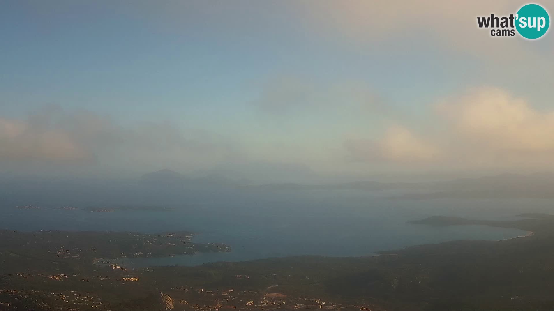 Monte Moro webcam Costa Smeralda vista panoramica Sardegna