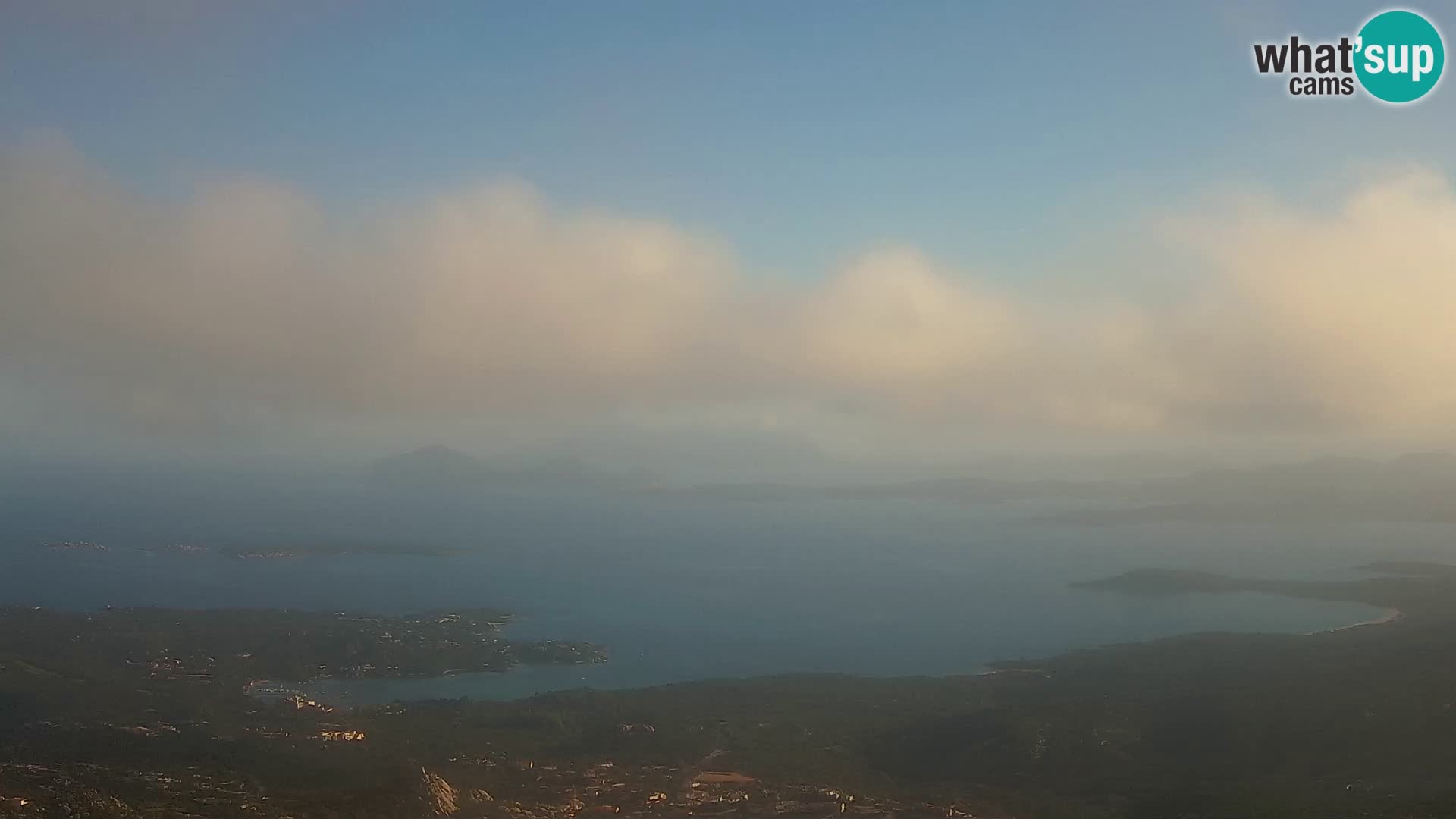 Monte Moro webcam Costa Smeralda vista panoramica Sardegna