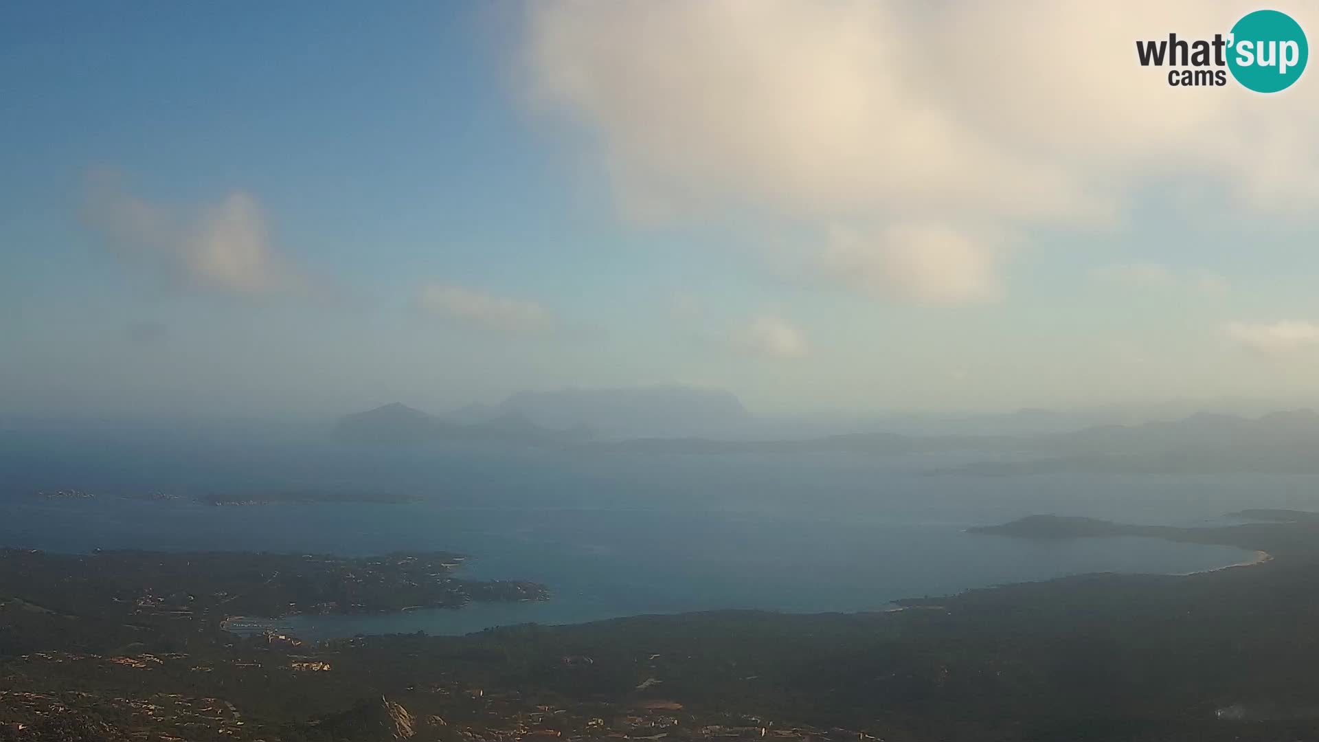 Monte Moro webcam Costa Smeralda vista panoramica Sardegna