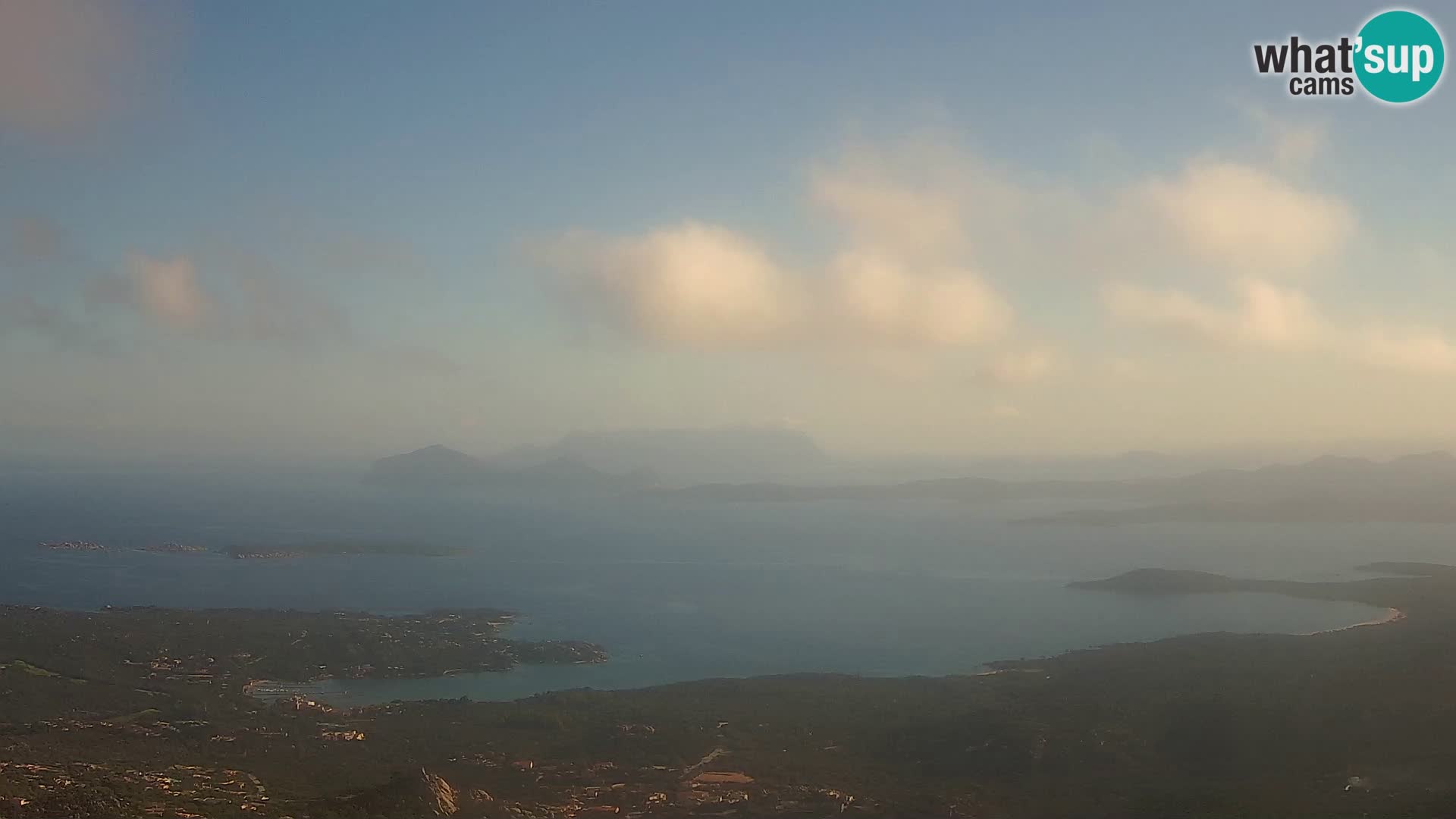 Monte Moro webcam Costa Smeralda vista panoramica Sardegna