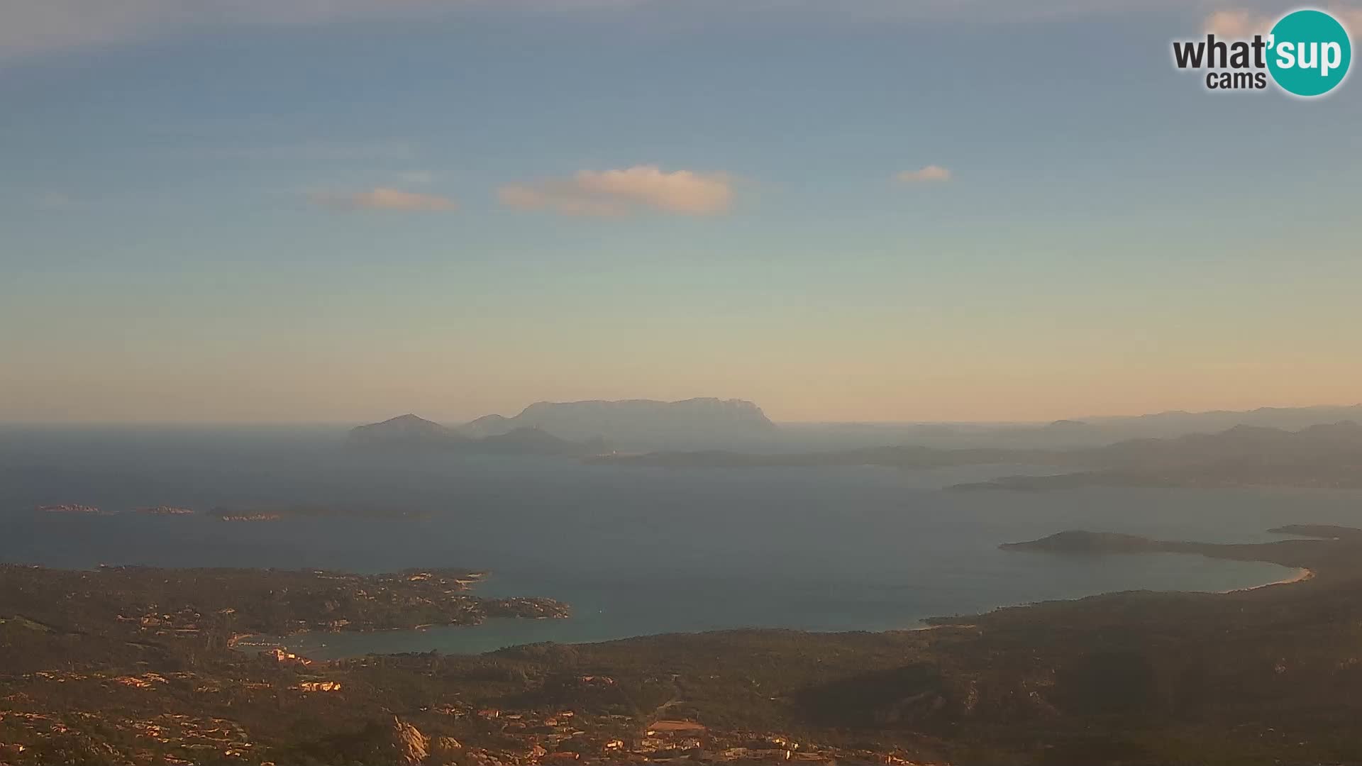 Monte Moro camera en vivo Costa Smeralda vista panorámica Cerdeña