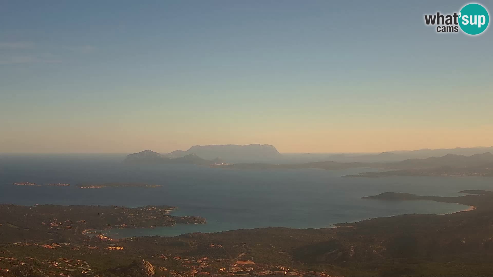 Monte Moro web kamera Costa Smeralda panoramski pogled na Sardiniju