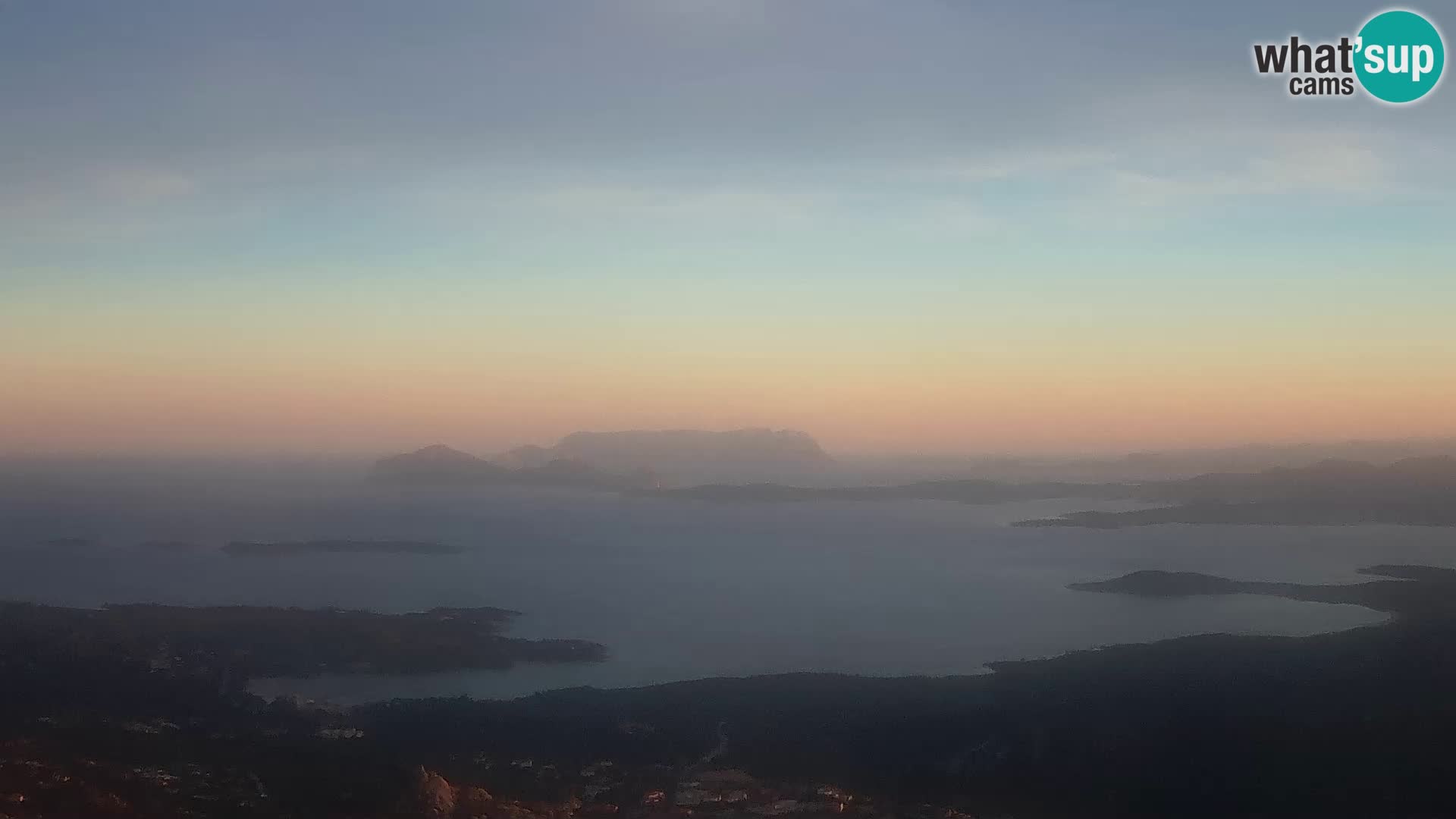 Monte Moro web kamera Costa Smeralda panoramski pogled na Sardiniju