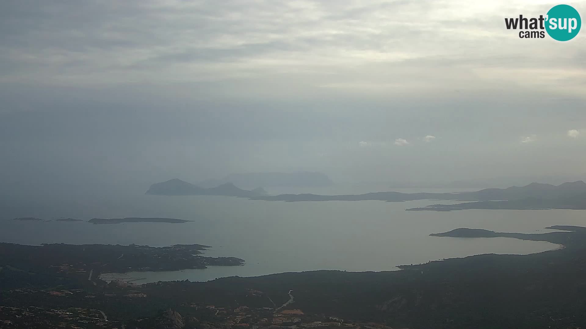 Monte Moro camera en vivo Costa Smeralda vista panorámica Cerdeña