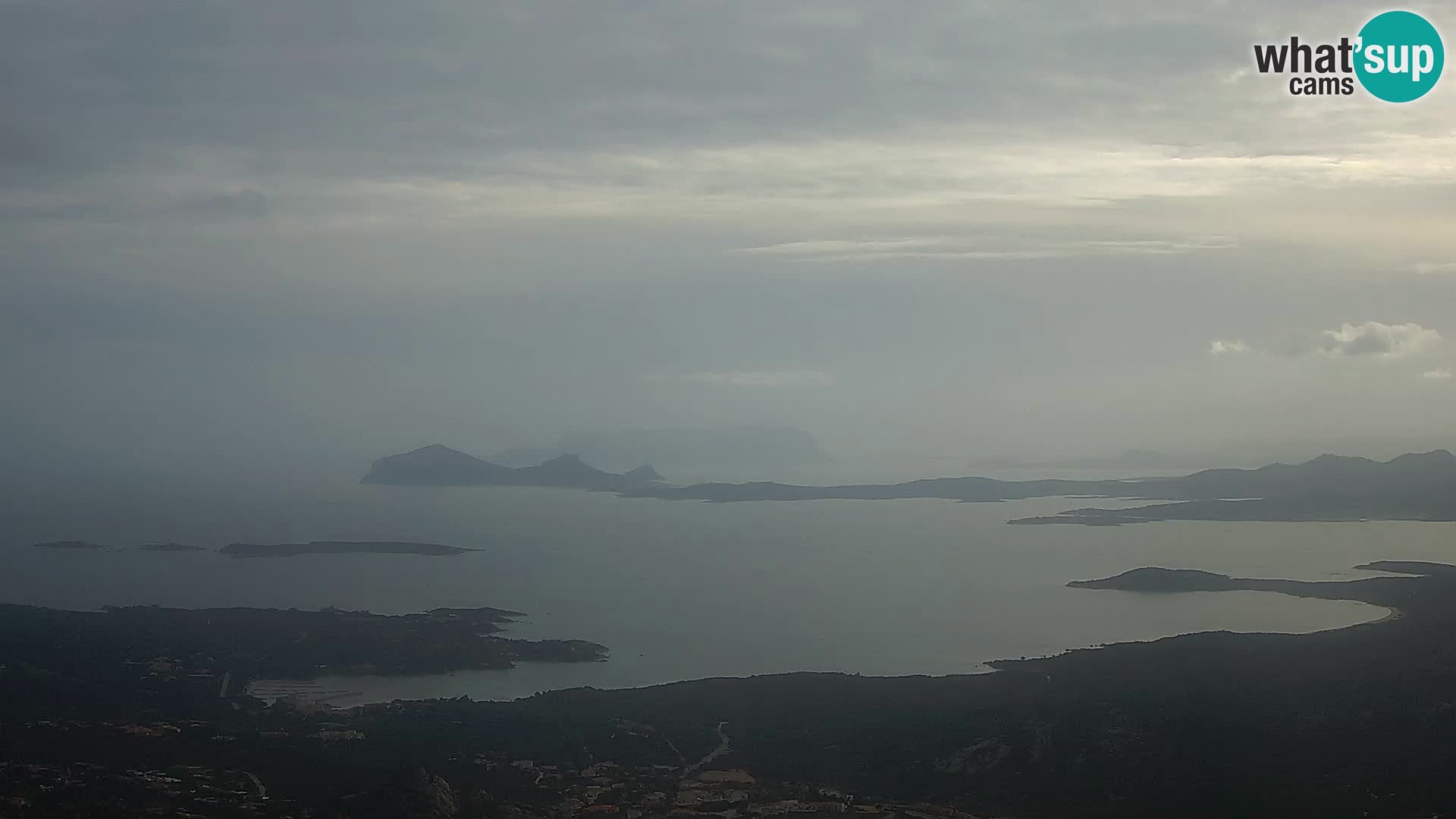 Monte Moro webcam Costa Smeralda vista panoramica Sardegna