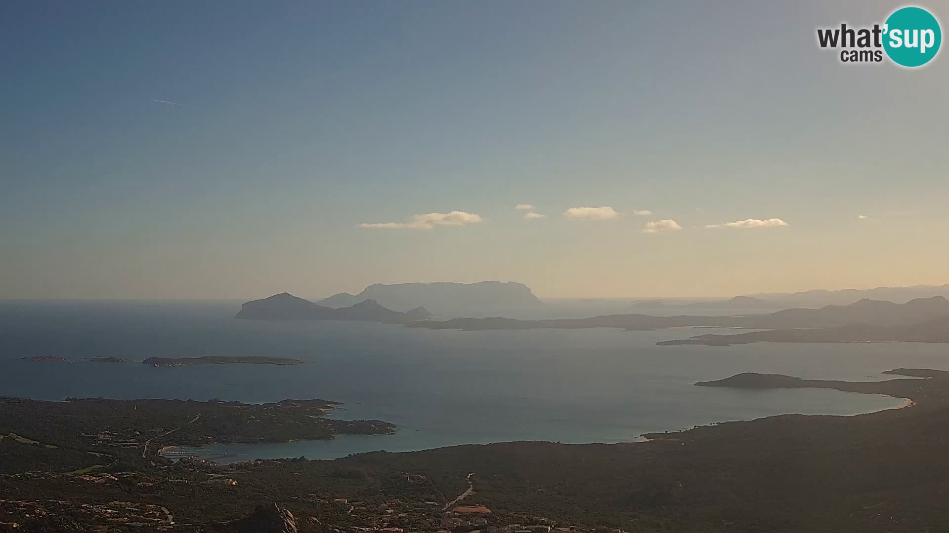 Monte Moro webcam Costa Smeralda panoramic view Sardinia