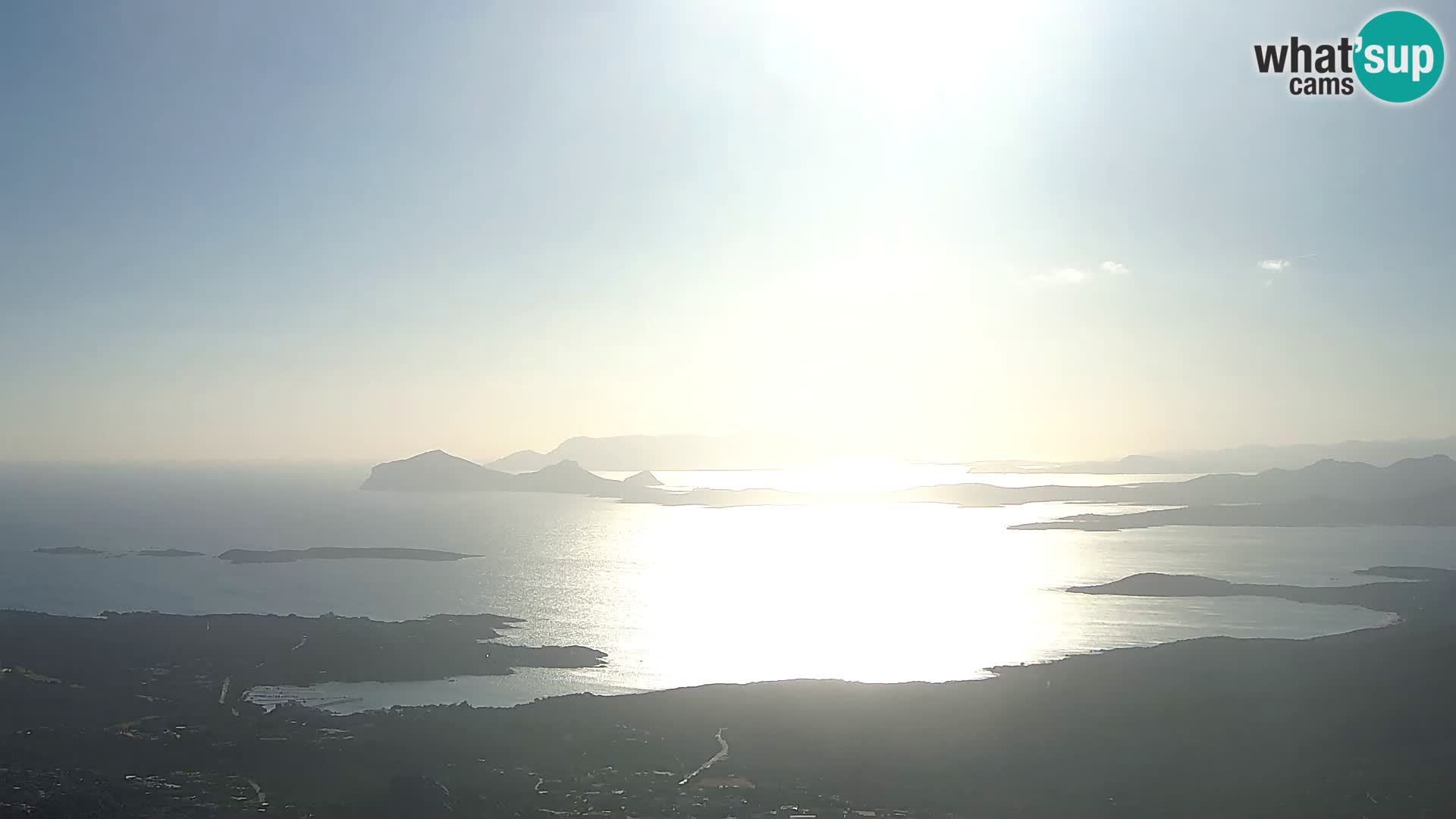 Monte Moro webcam Costa Smeralda panoramic view Sardinia