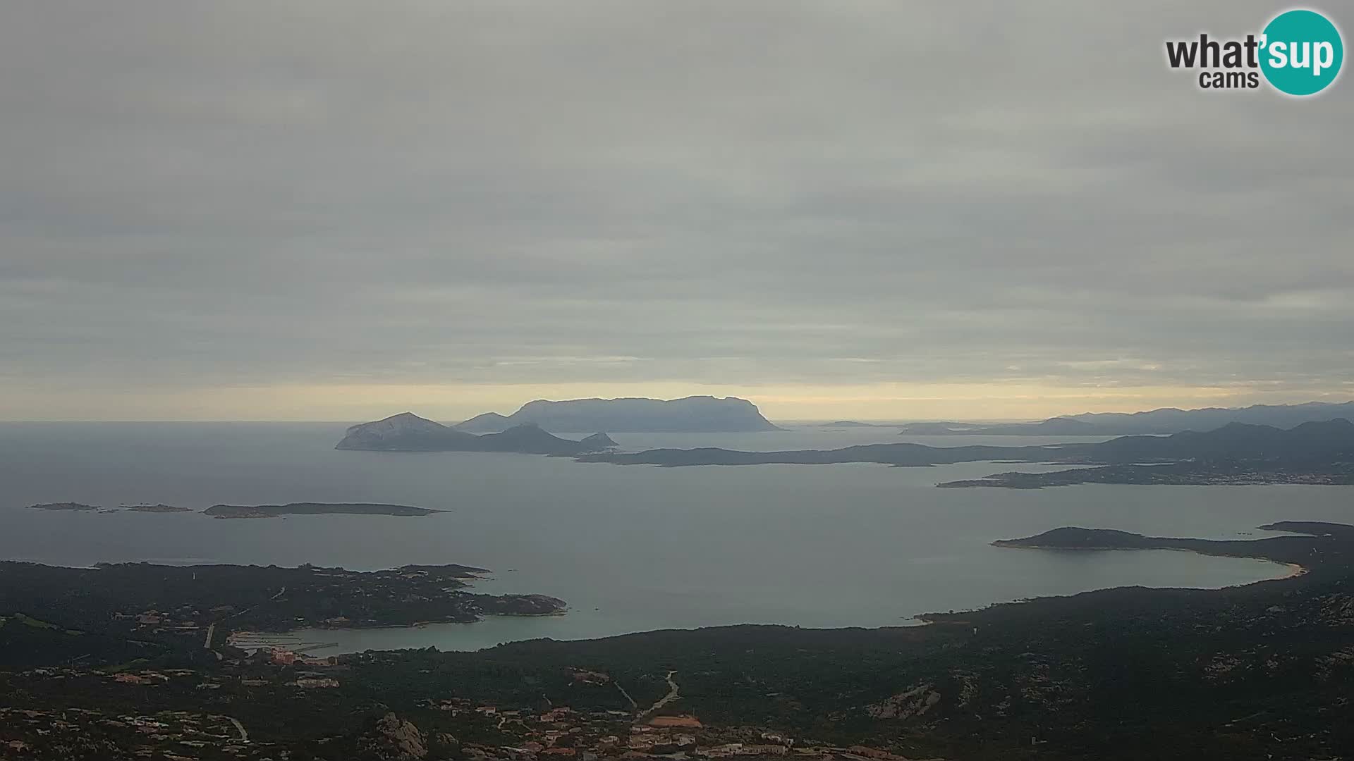 Monte Moro live cam Costa Smeralda Panoramablick Sardinien