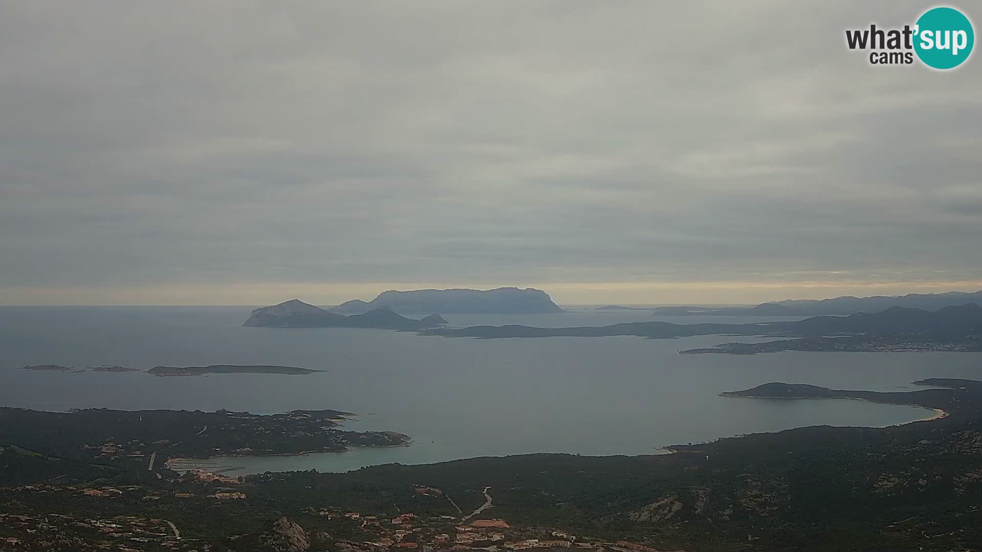 Monte Moro webcam Costa Smeralda vista panoramica Sardegna