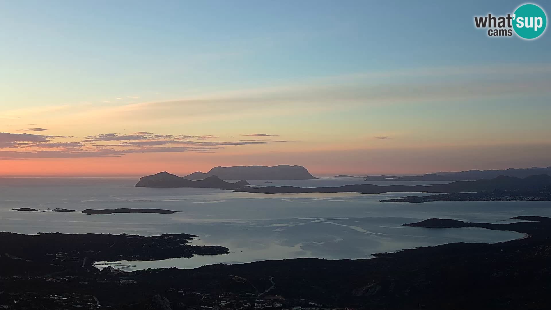 Monte Moro camera en vivo Costa Smeralda vista panorámica Cerdeña