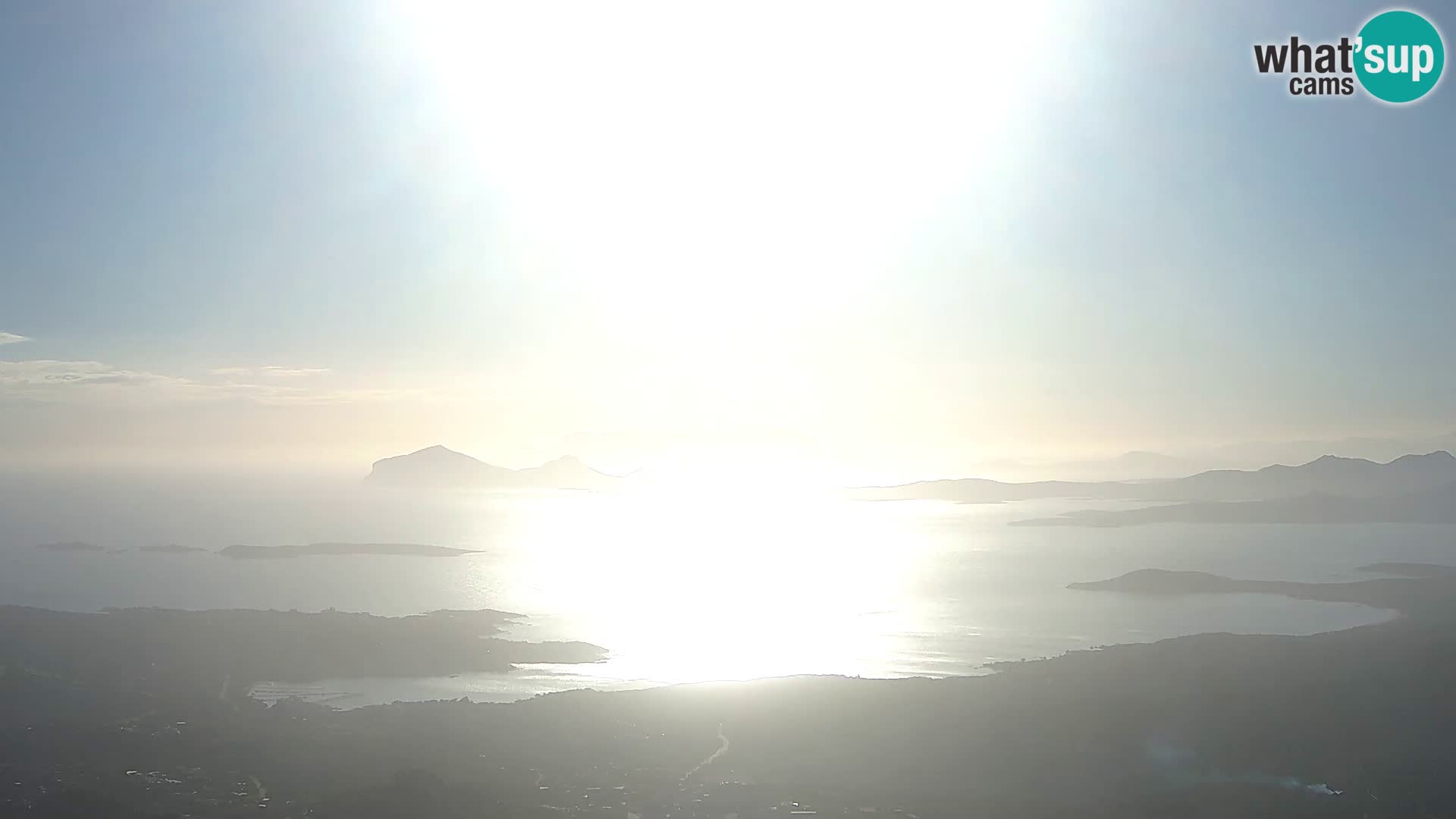 Monte Moro web kamera Costa Smeralda panoramski pogled na Sardiniju