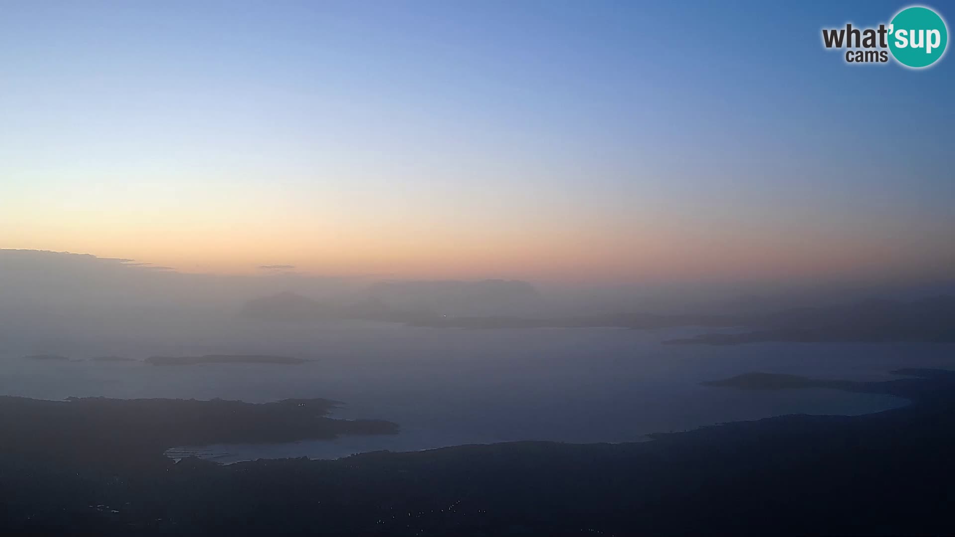 Monte Moro camera en vivo Costa Smeralda vista panorámica Cerdeña