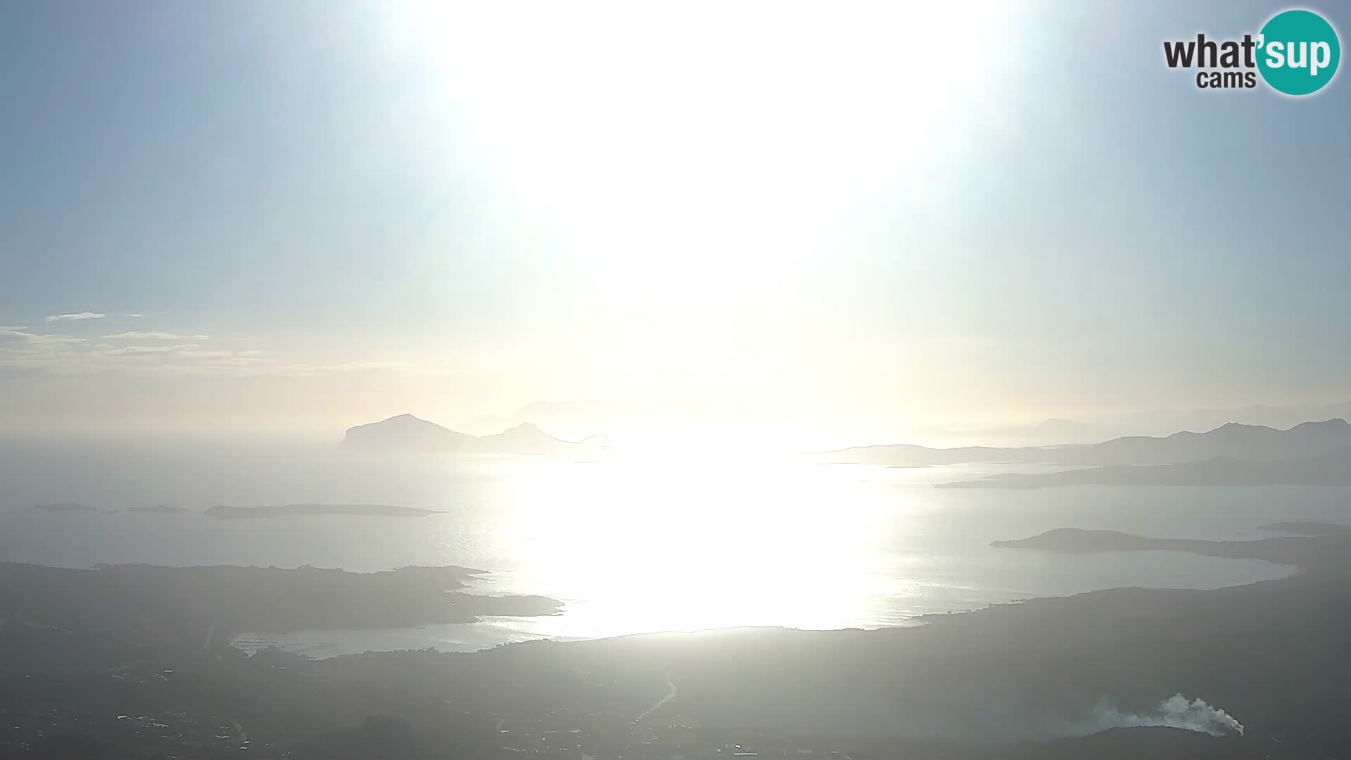 Monte Moro webcam Costa Smeralda vista panoramica Sardegna