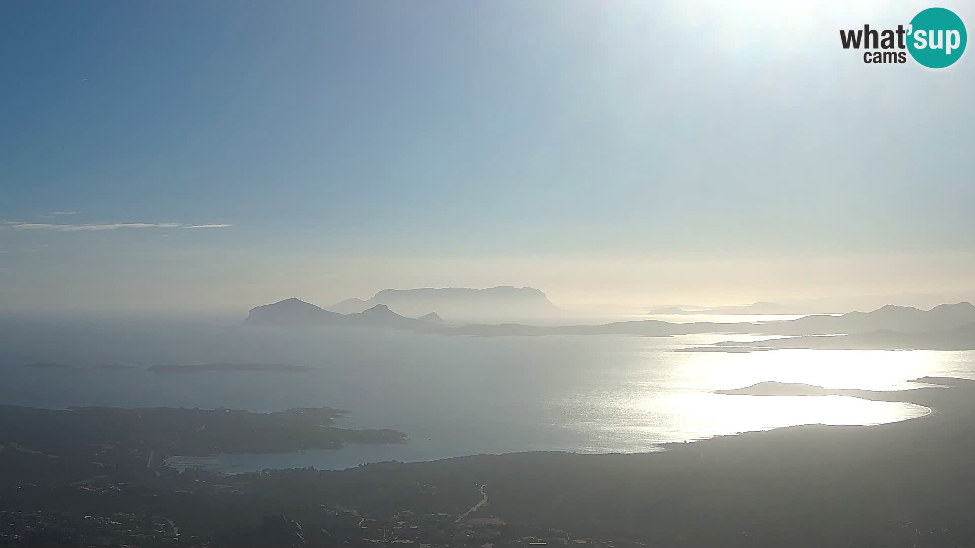 Monte Moro webcam Costa Smeralda vista panoramica Sardegna