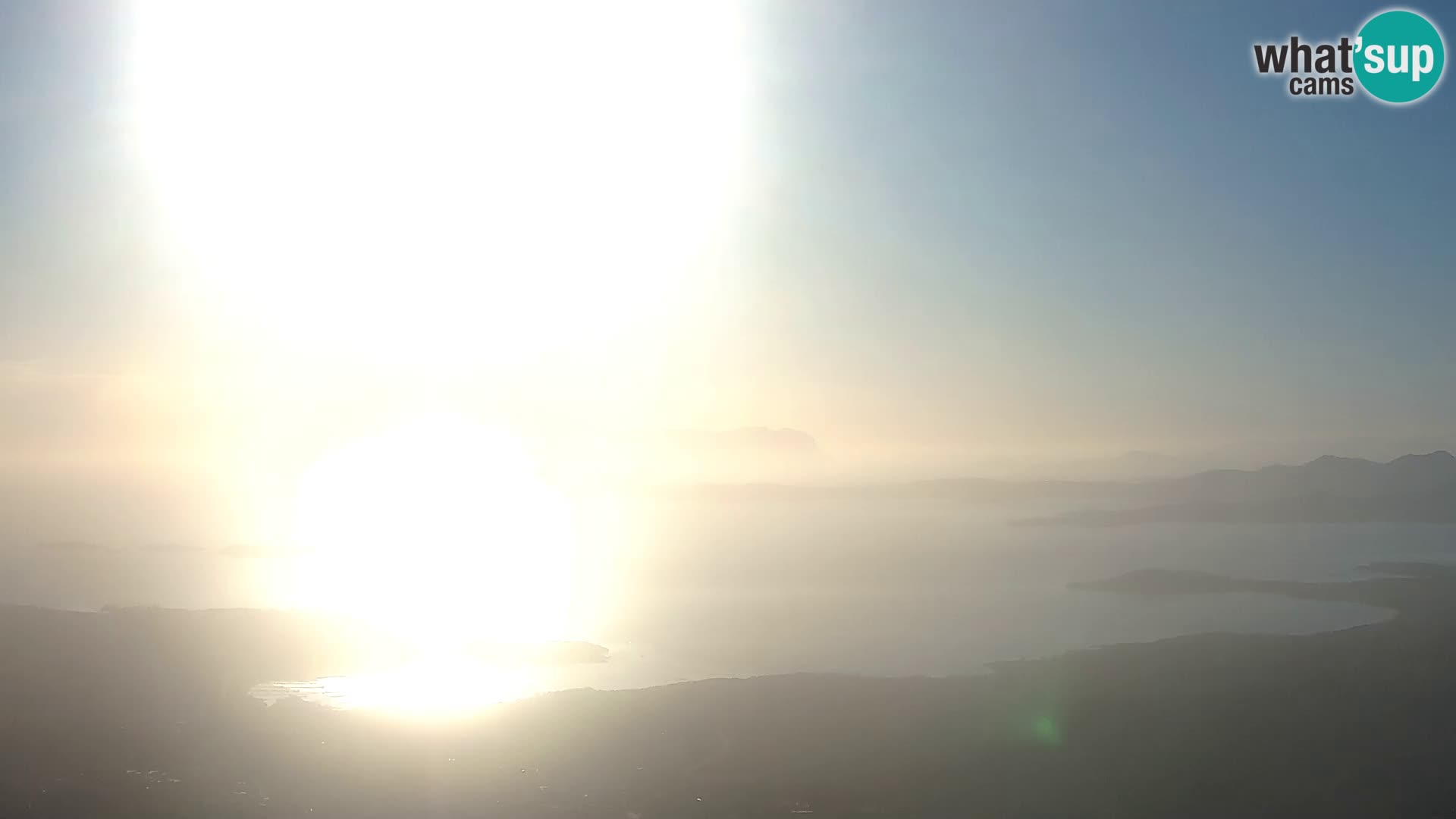 Monte Moro camera en vivo Costa Smeralda vista panorámica Cerdeña