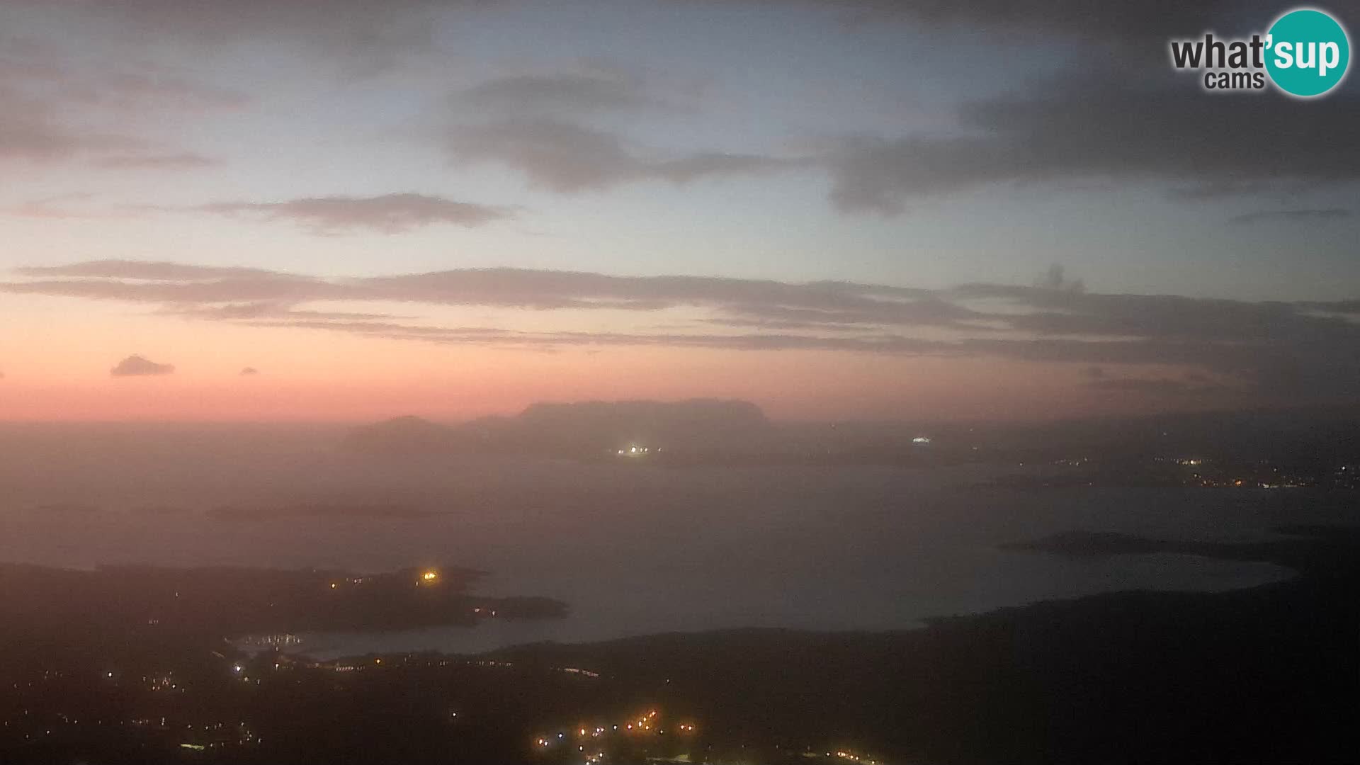 Monte Moro livecam Costa Smeralda vue panoramique Sardaigne